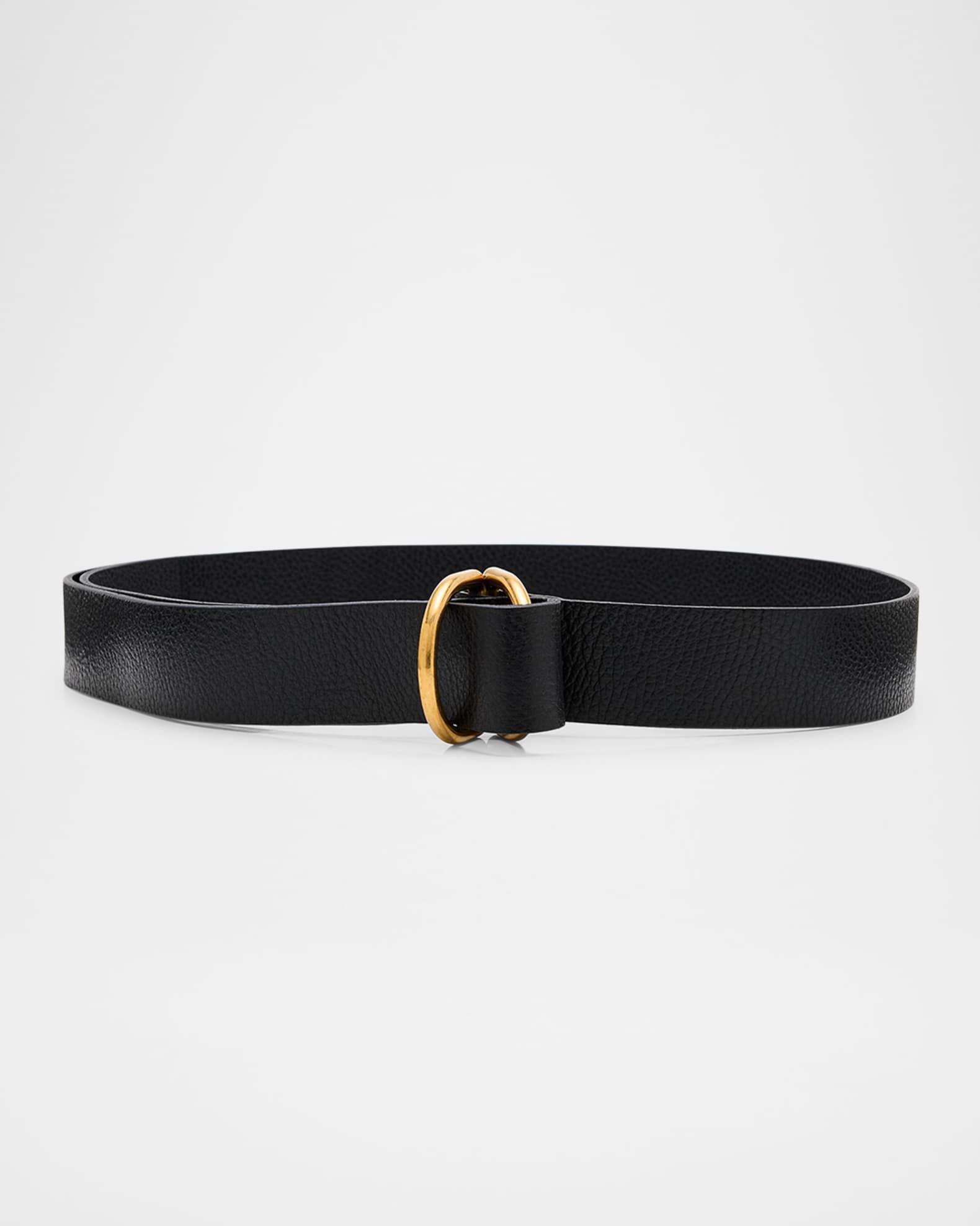 D Ring Leather Belt