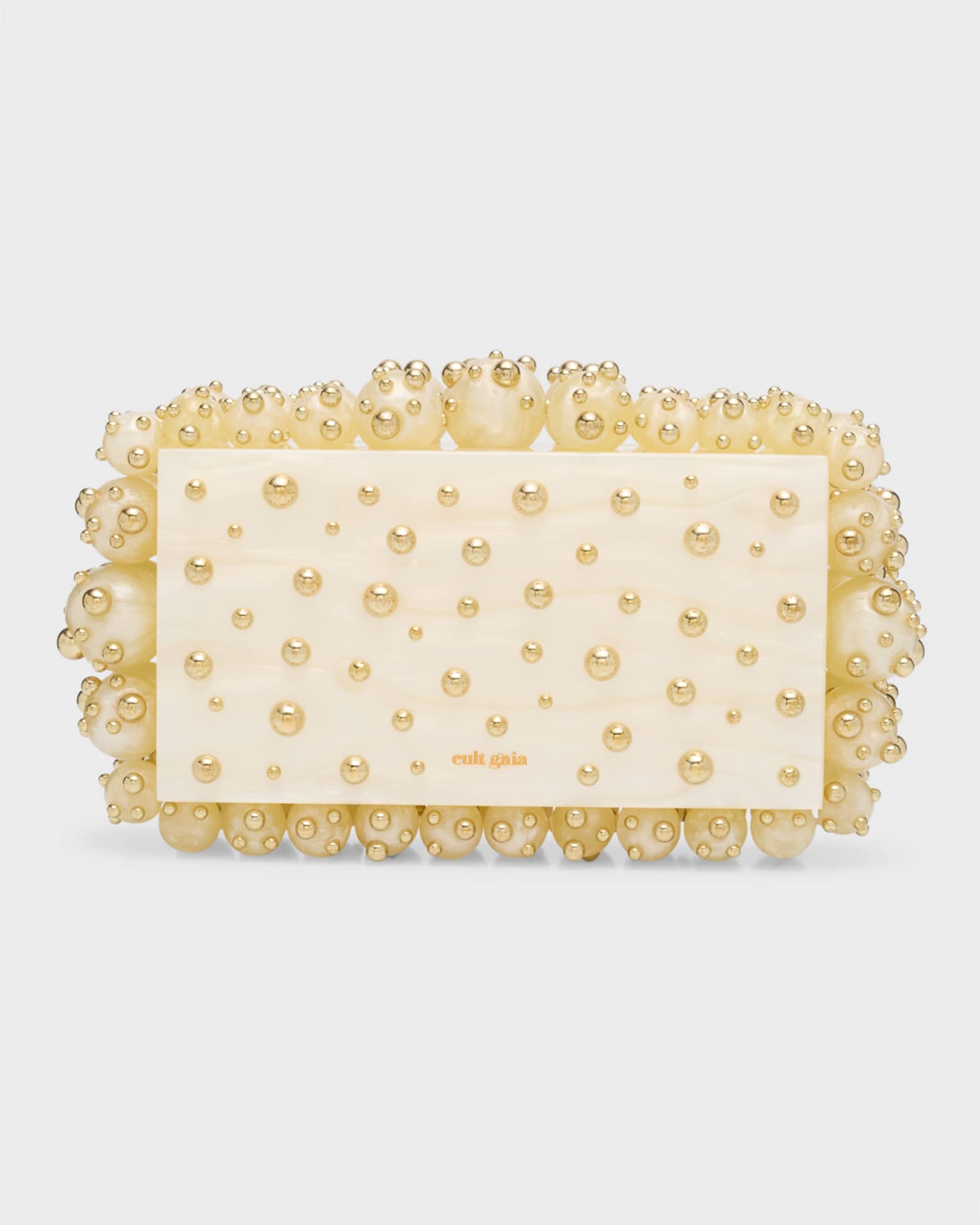 Cult Gaia Eos Beaded Clutch Bag