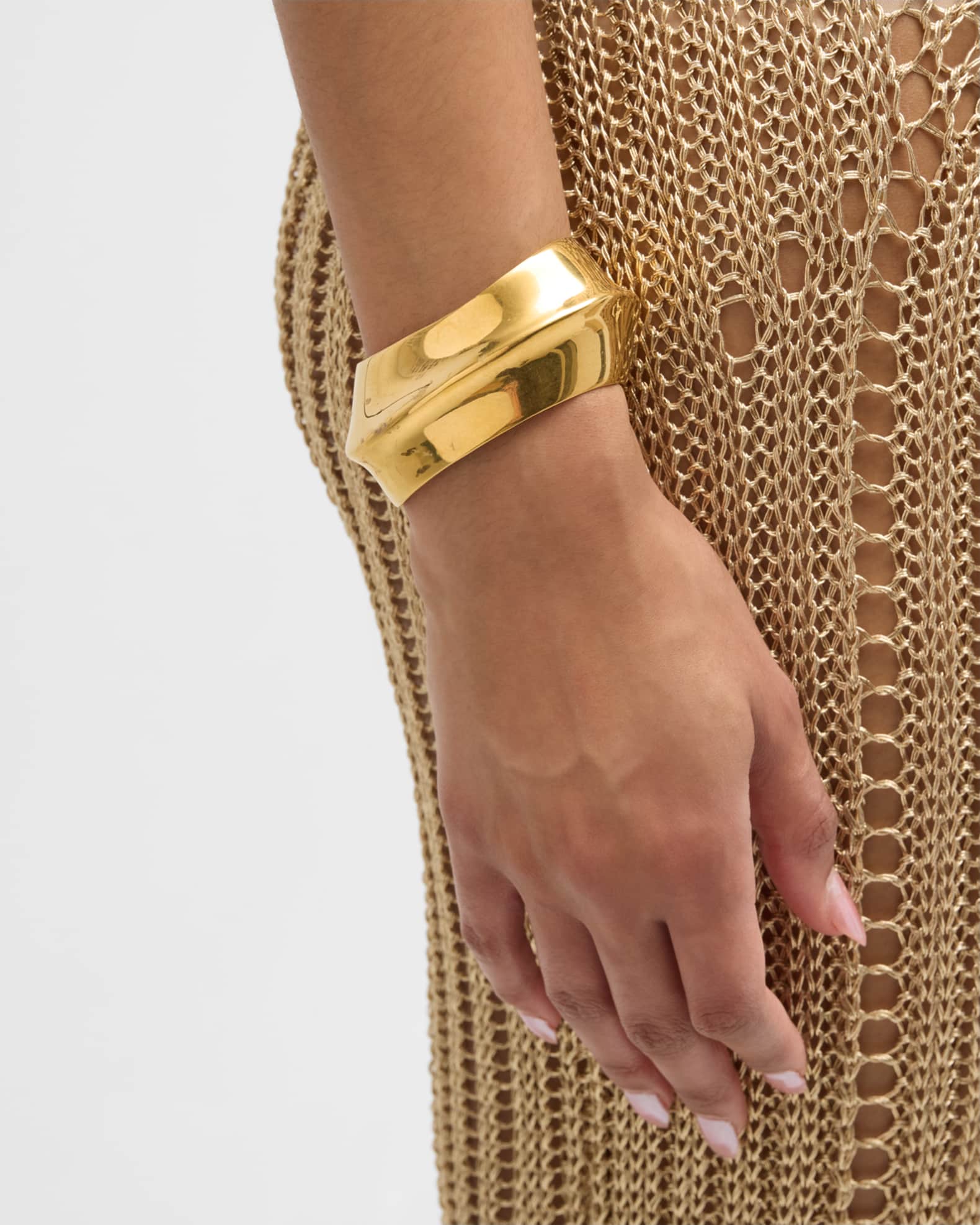 Brass Cuff Bracelet 1