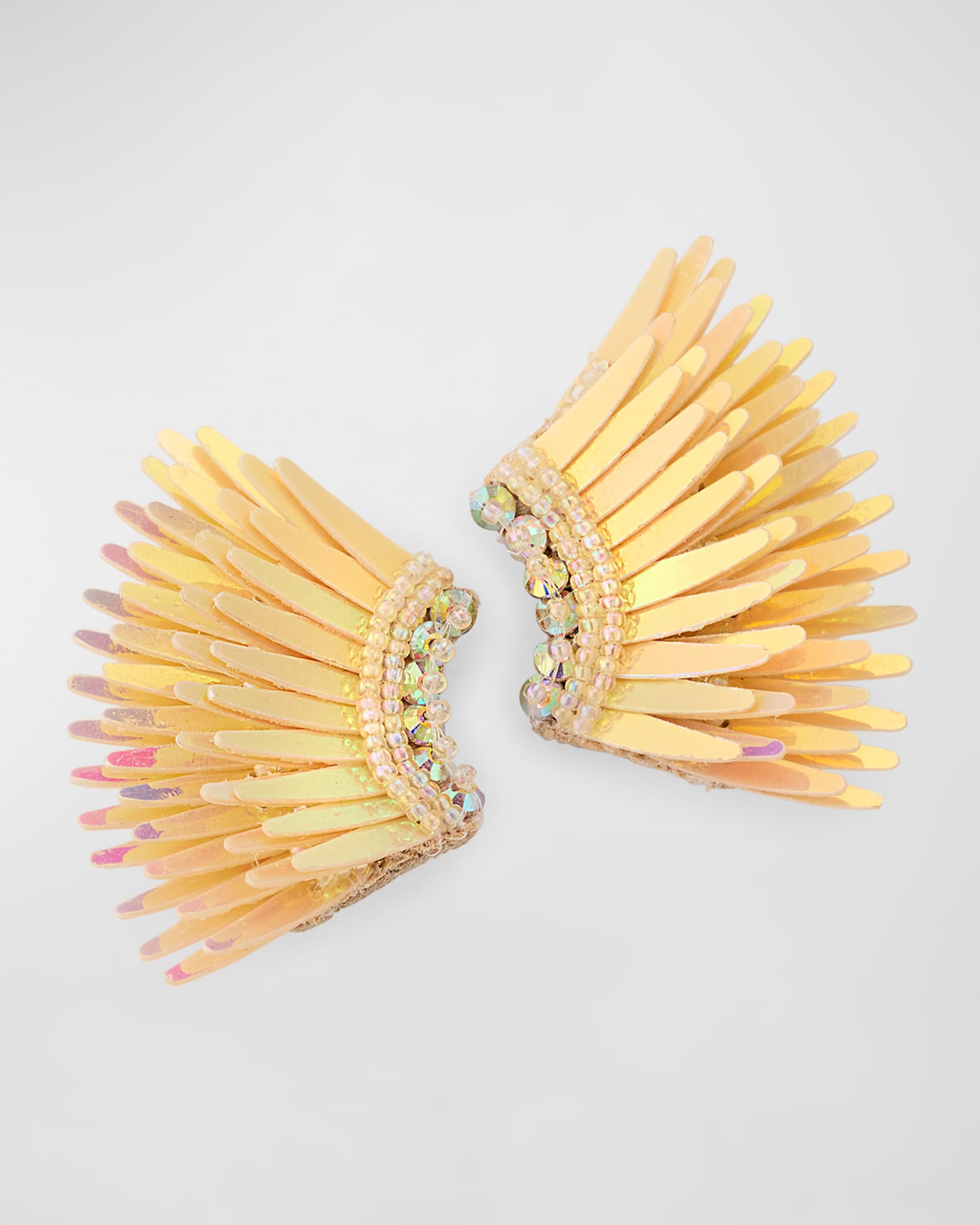 Mignonne Gavigan Lux Mini Madeline Earrings - Raspberry