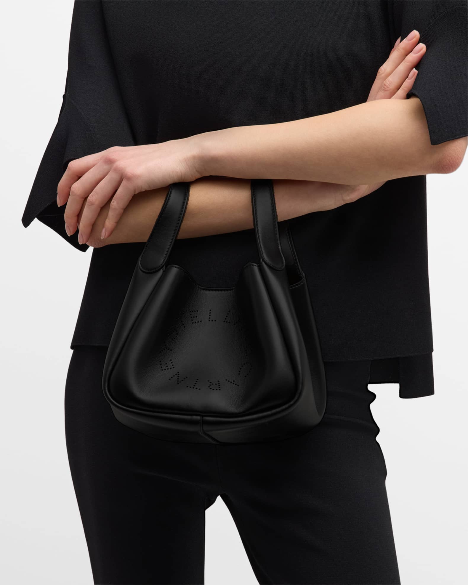 Stella McCartney Logo Vegan Leather Crossbody Bag | Neiman