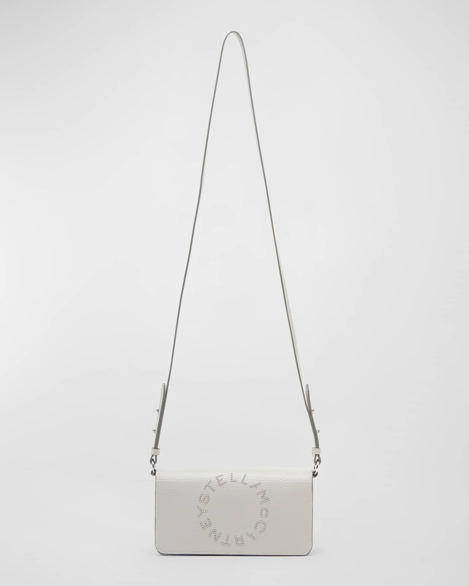 Stella McCartney Mini Studded Logo Crossbody Bag | Neiman Marcus