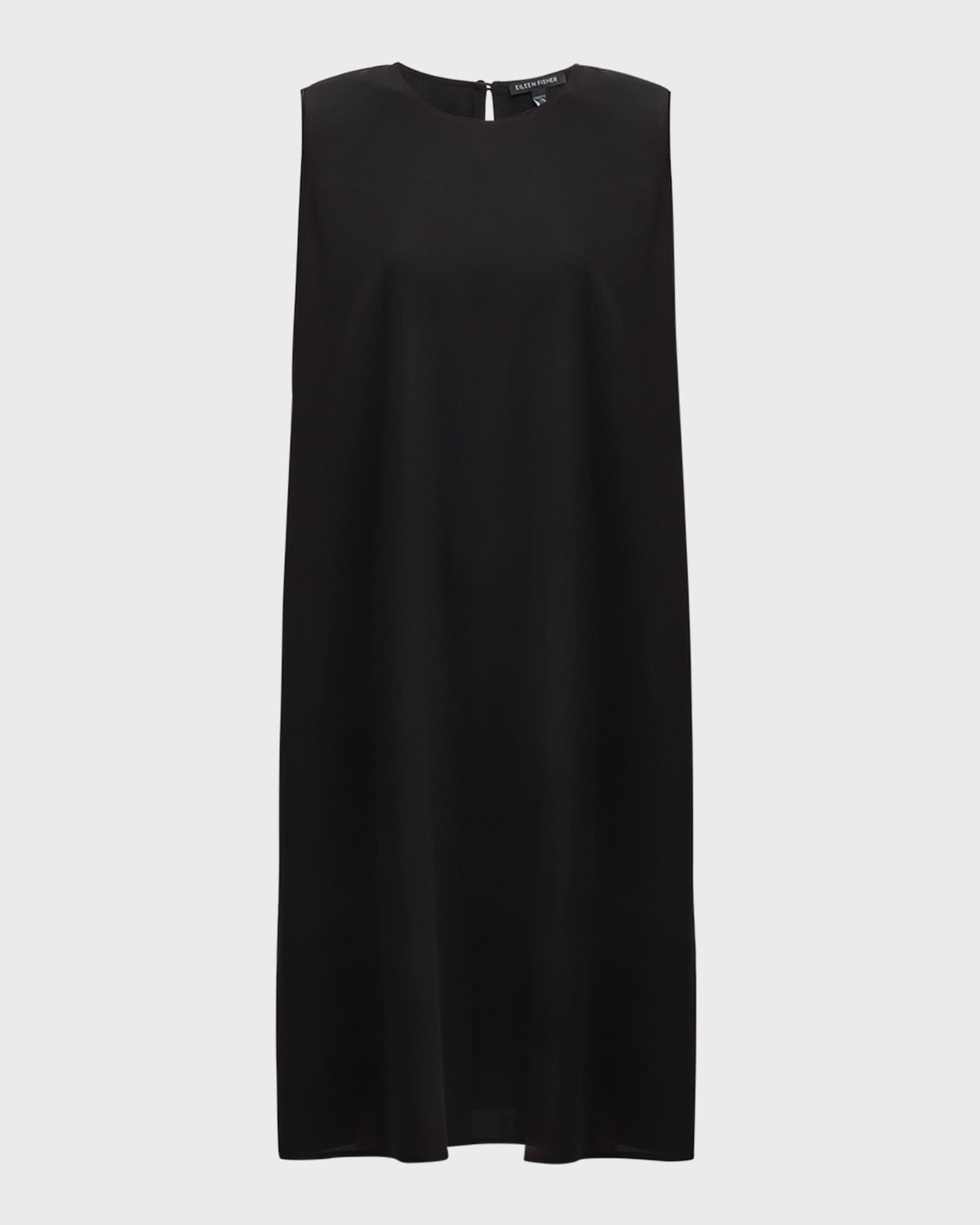 Eileen Fisher Sleeveless Georgette Crepe Midi Tank Dress