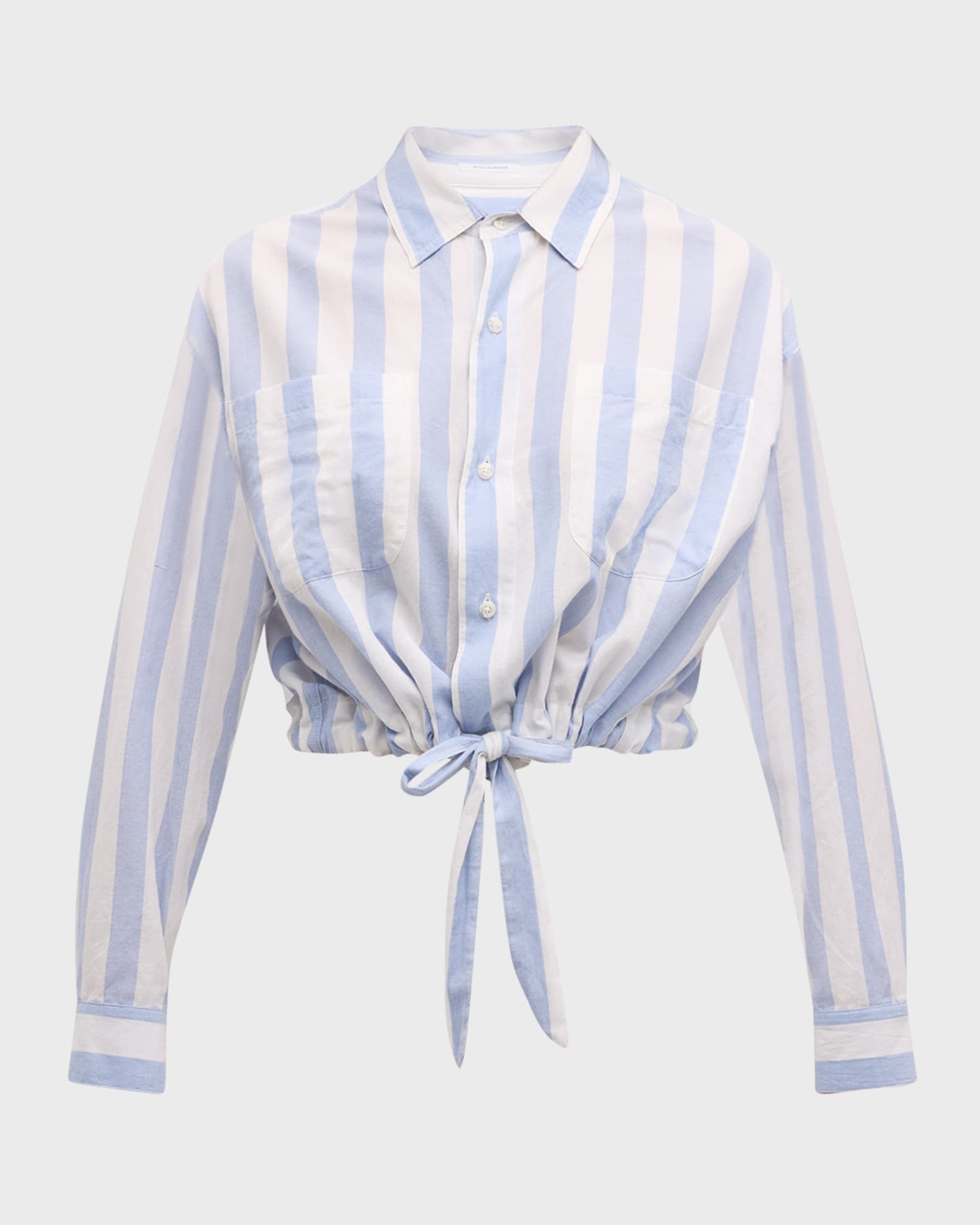 MOTHER The Tied Up In Knots Striped Shirt