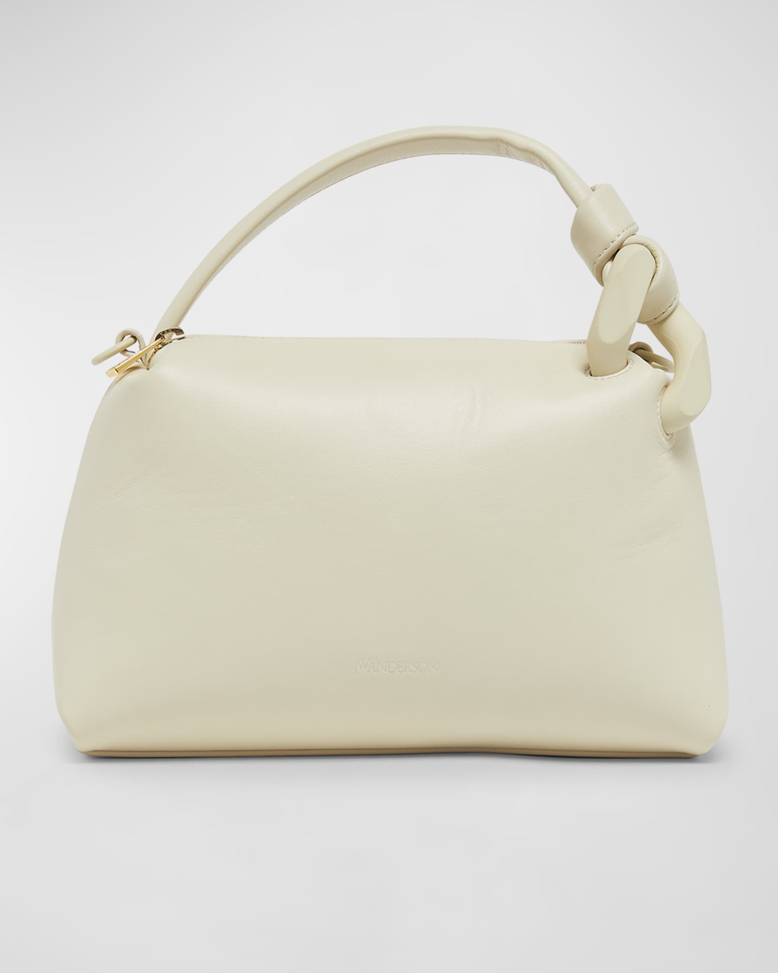 JW Anderson Corner Small Leather Top Handle Bag Neiman Marcus