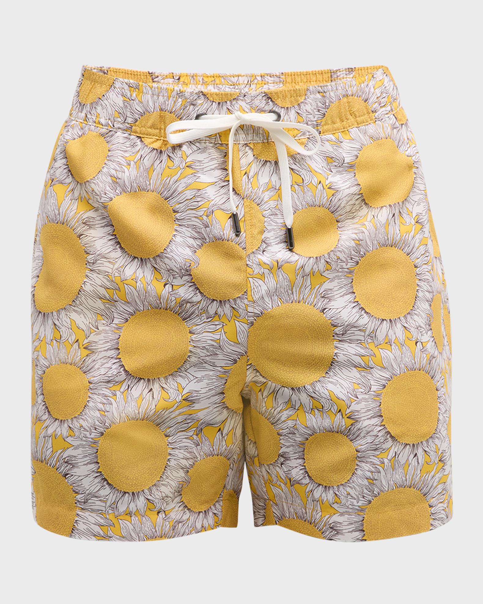 Onia Men's Charles 5 Liberty Sunshine Swim Shorts Neiman Marcus