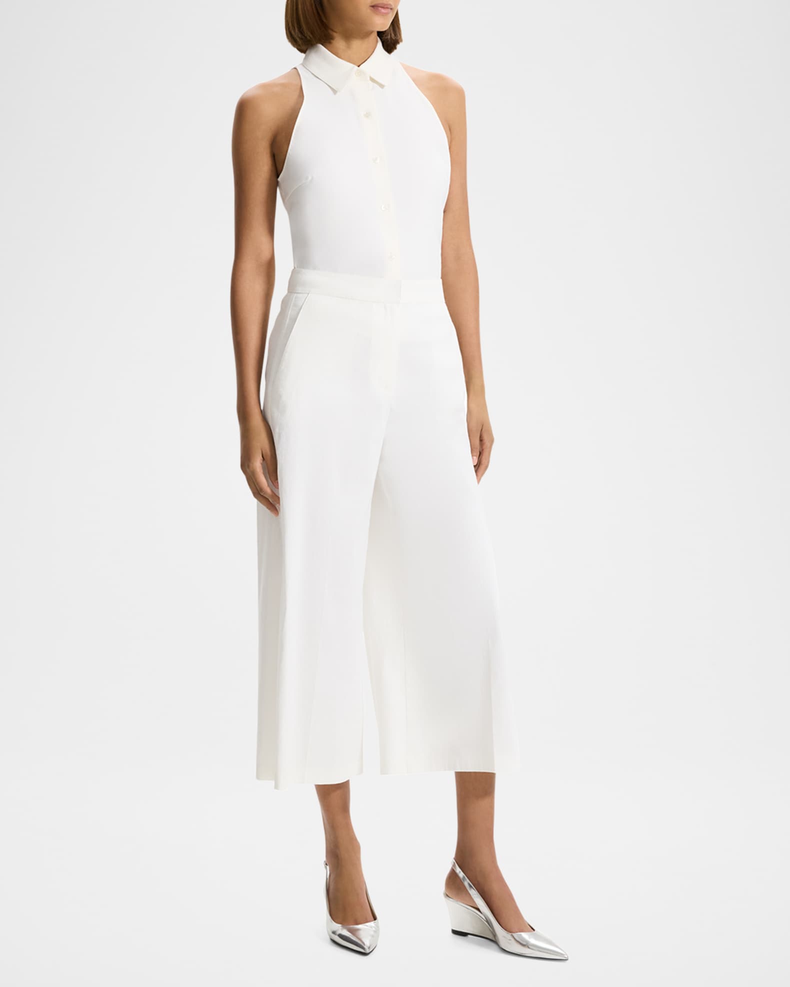 Terena Cropped Wide-Leg Pants 1