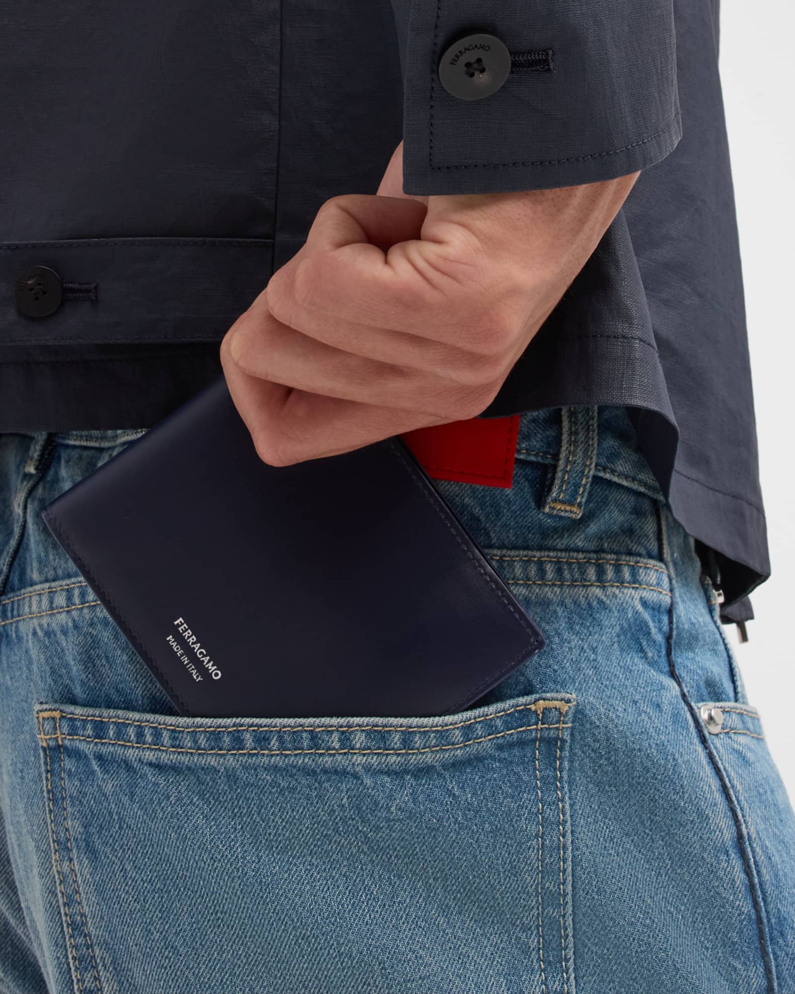 Men's Classic Leather Bifold Wallet 1