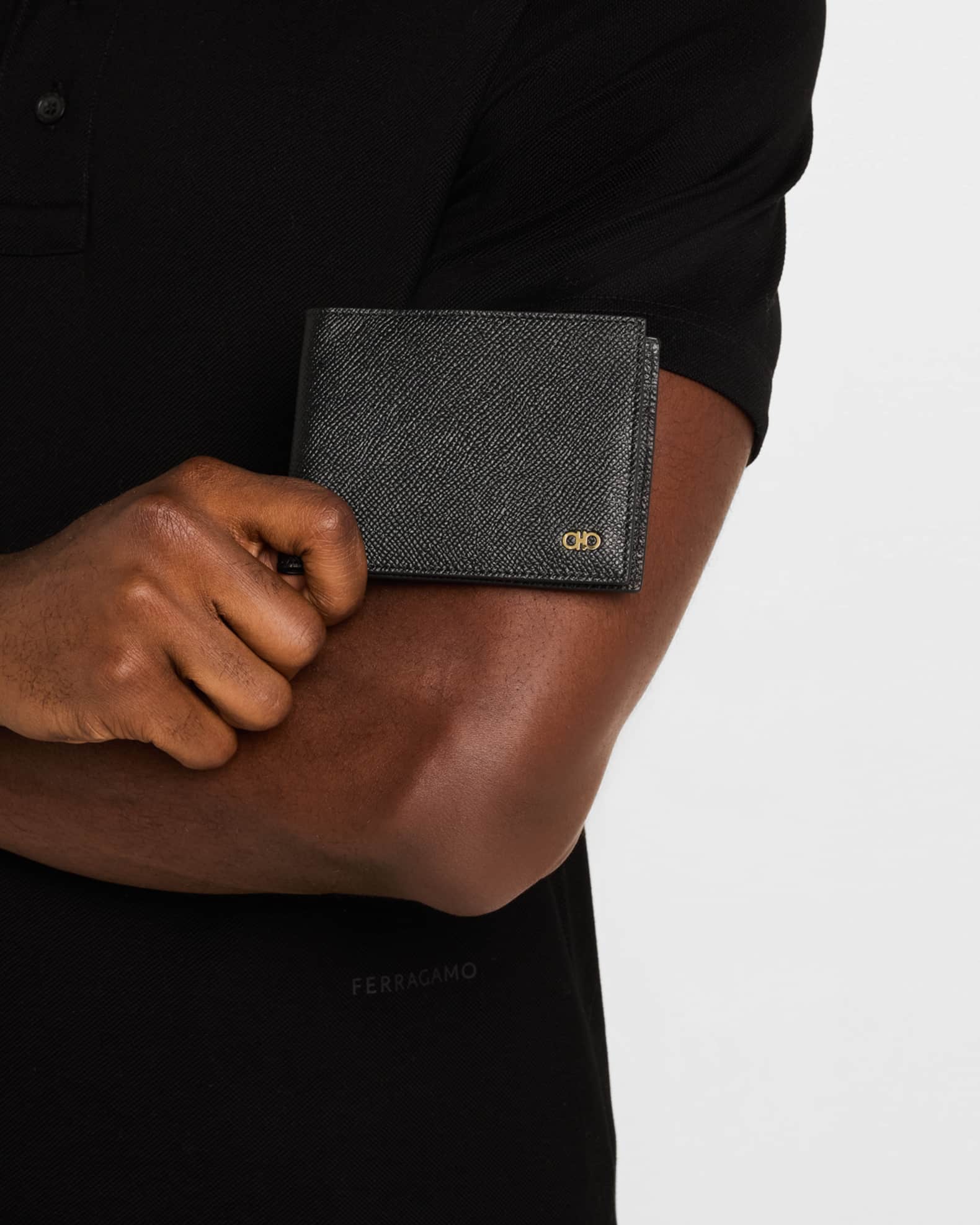 Men's Micro Gancio Leather Wallet  1