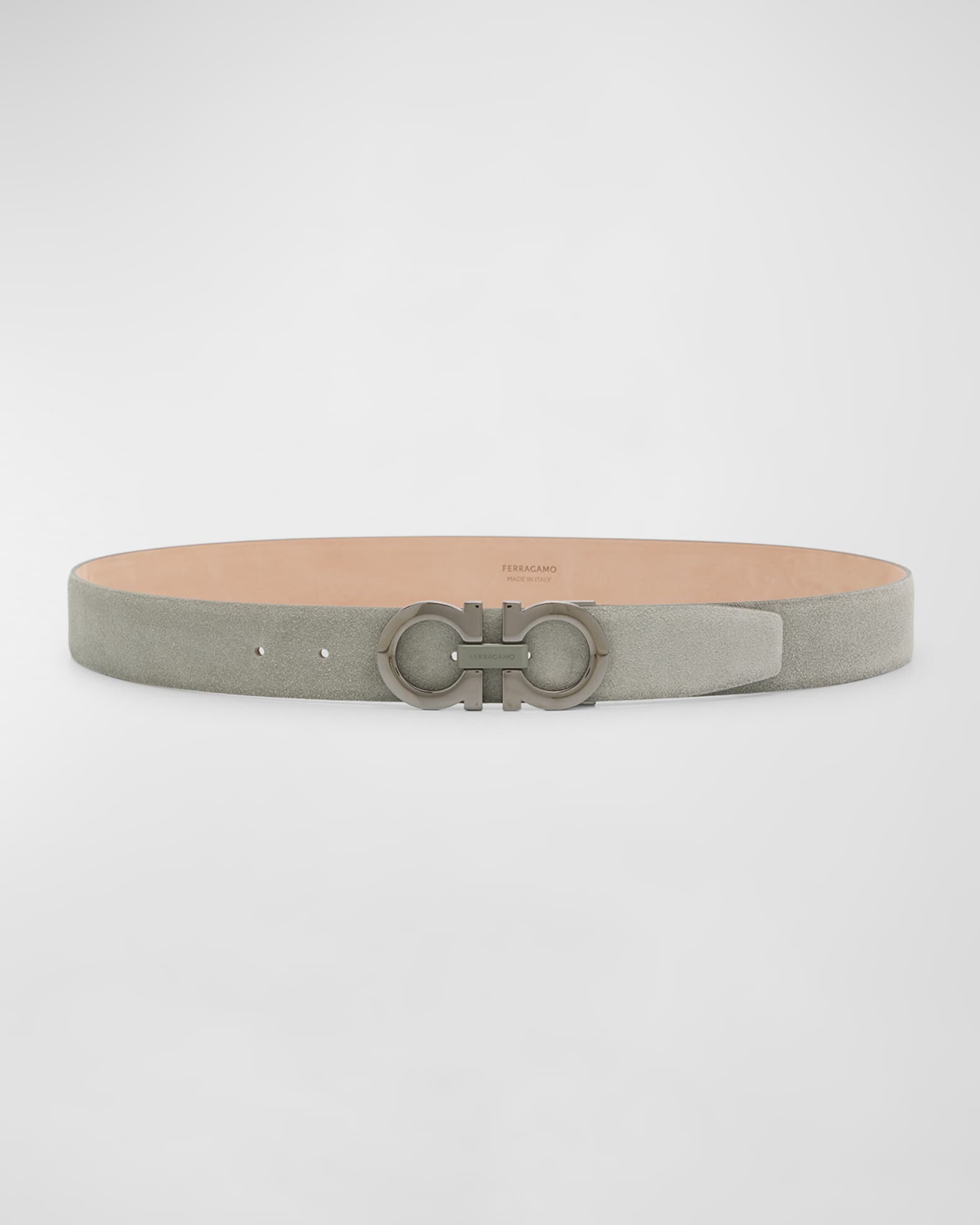 Ferragamo suede belt sale