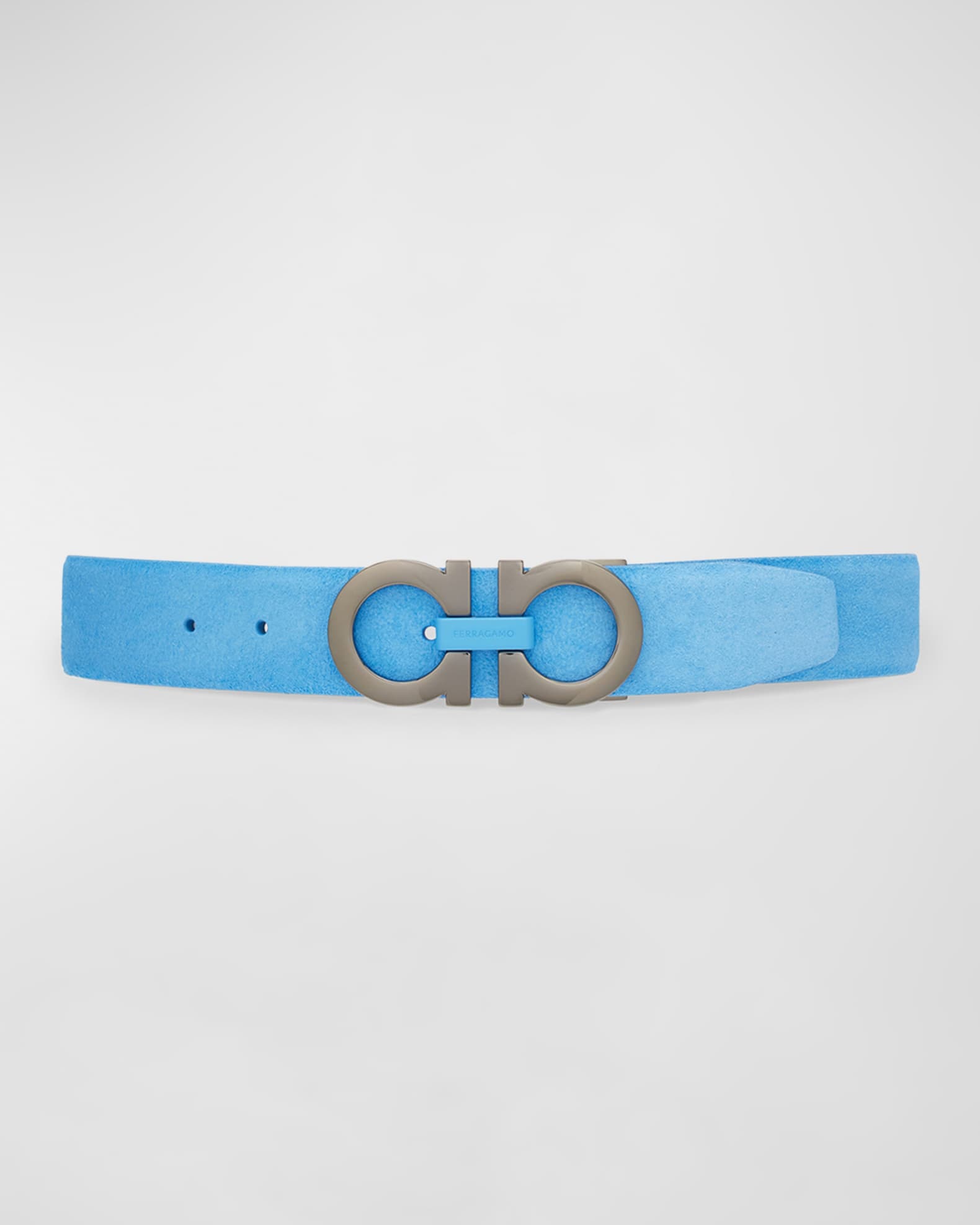 Mens blue ferragamo belt online