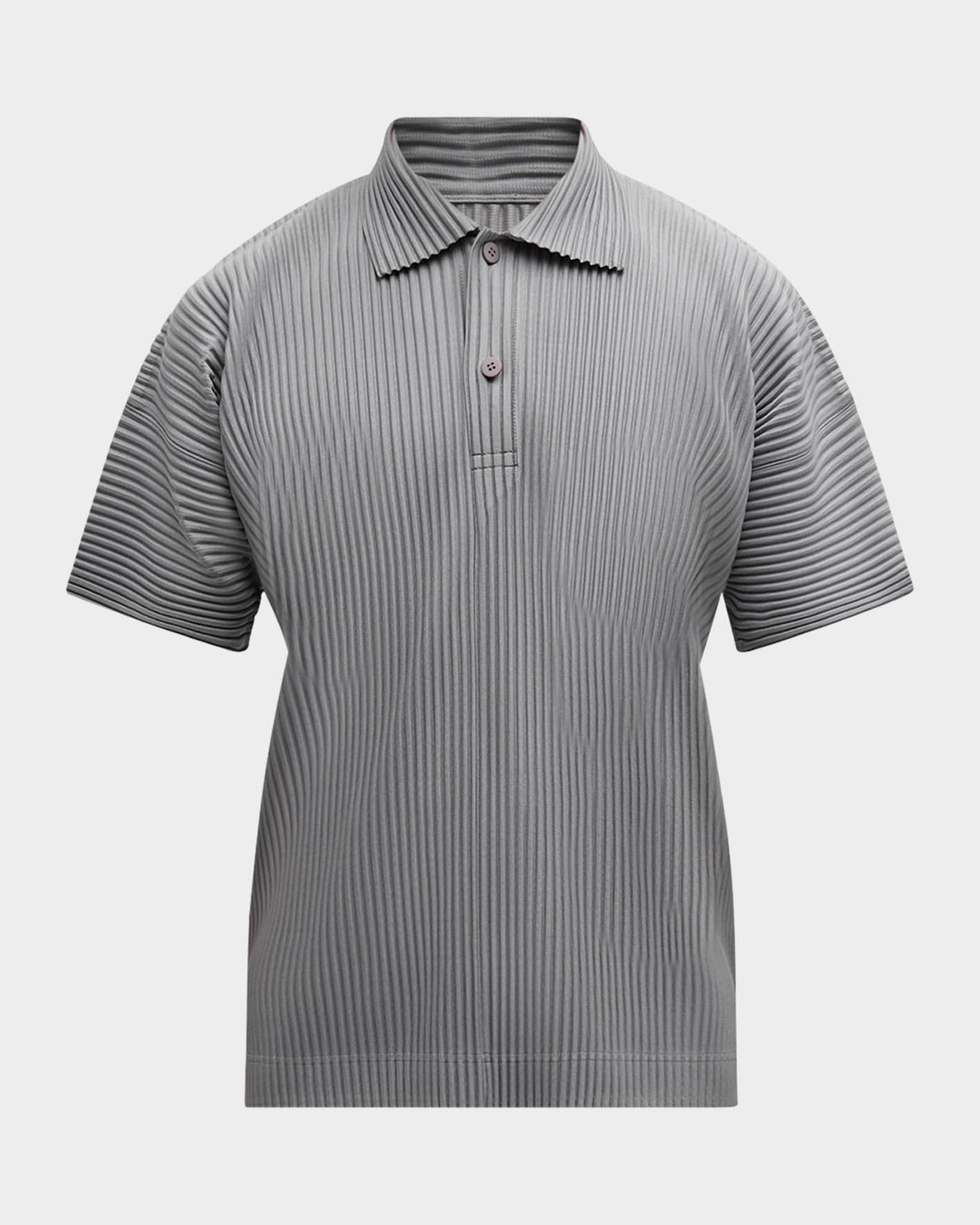 Men's MC May Pleated Polo Shirt
