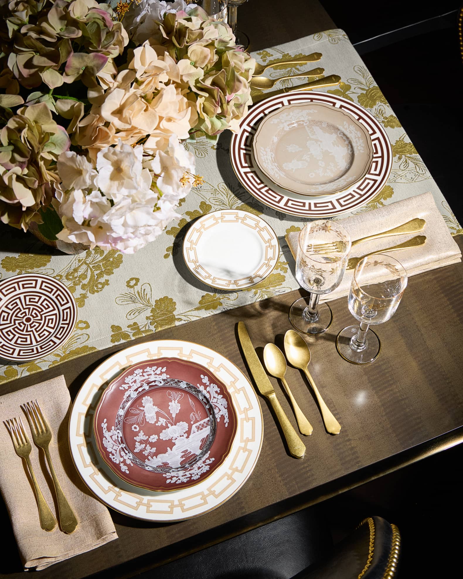 GINORI 1735 Domus Table Runner | Neiman Marcus