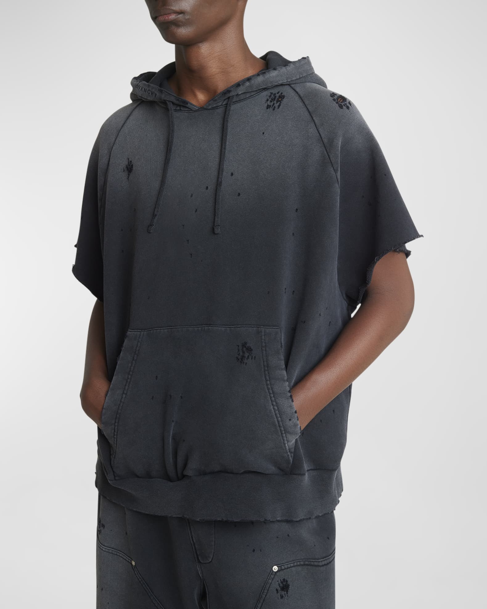 Givenchy short sleeve hoodie sale