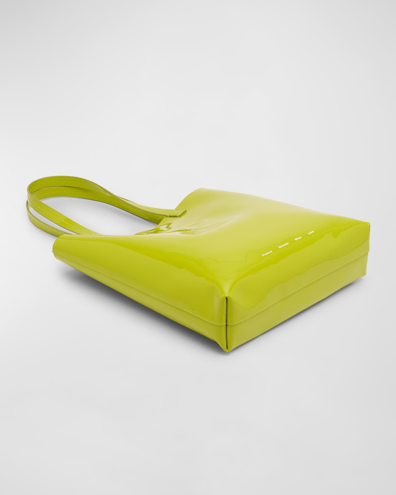Proenza Schouler White Label Walker patent tote bag - Green