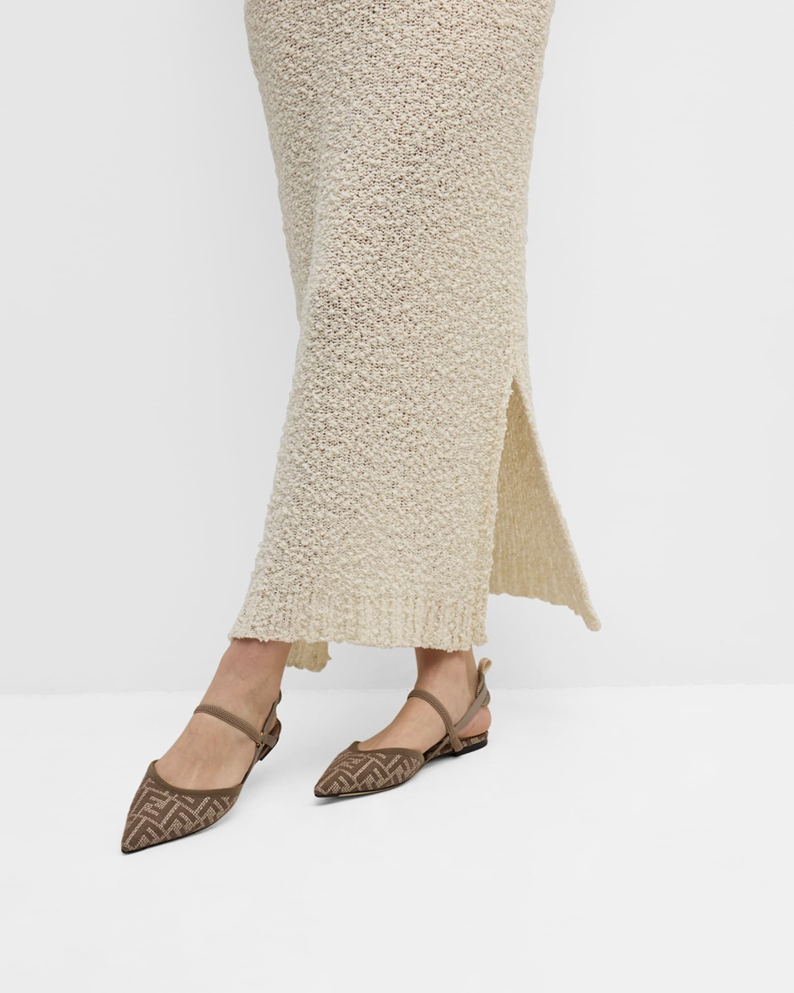 Colibri Lite FF Raffia Slingback Flats 1