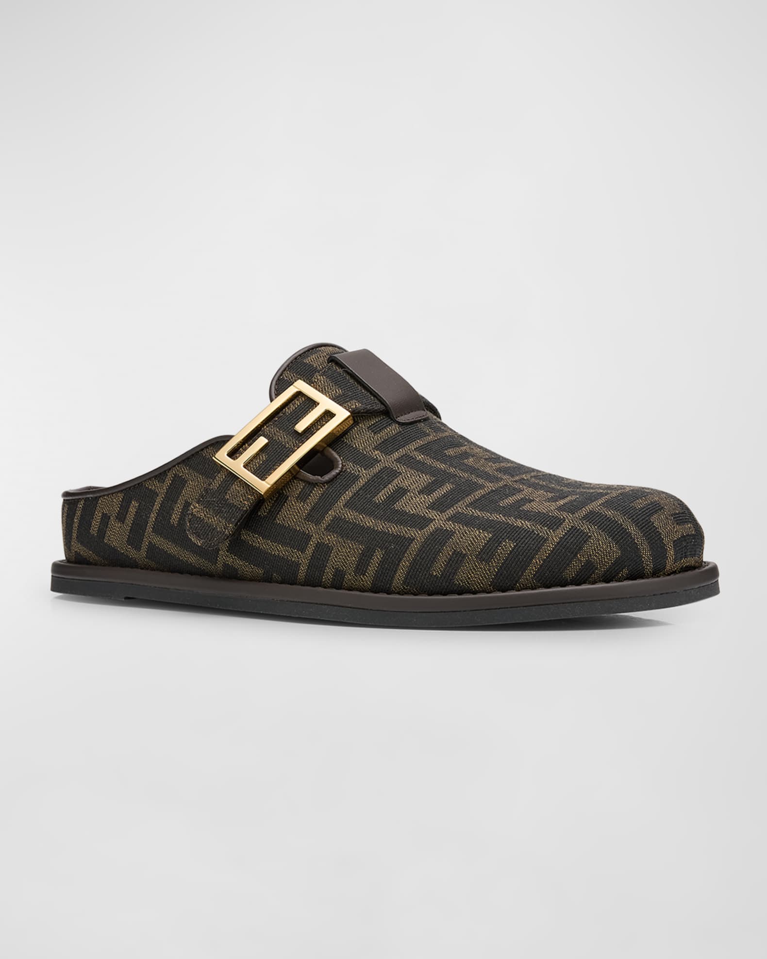 注目の福袋！ Fendi Marcus Neiman | Mules Sabot Jacquard FF Feel 小物