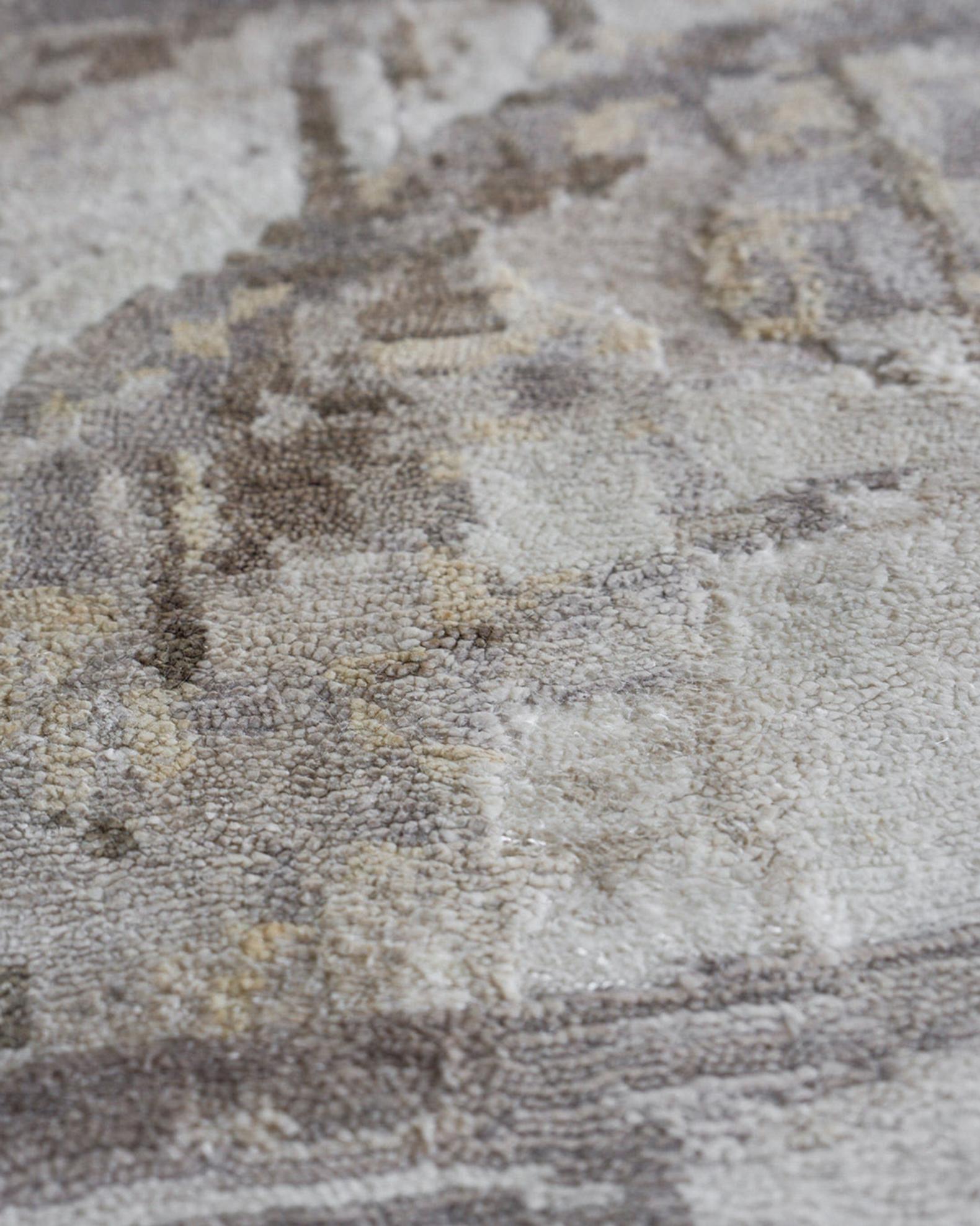 Exquisite Rugs Floor Art Hand-Knotted Beige Rug, 10' x 14' | Neiman Marcus