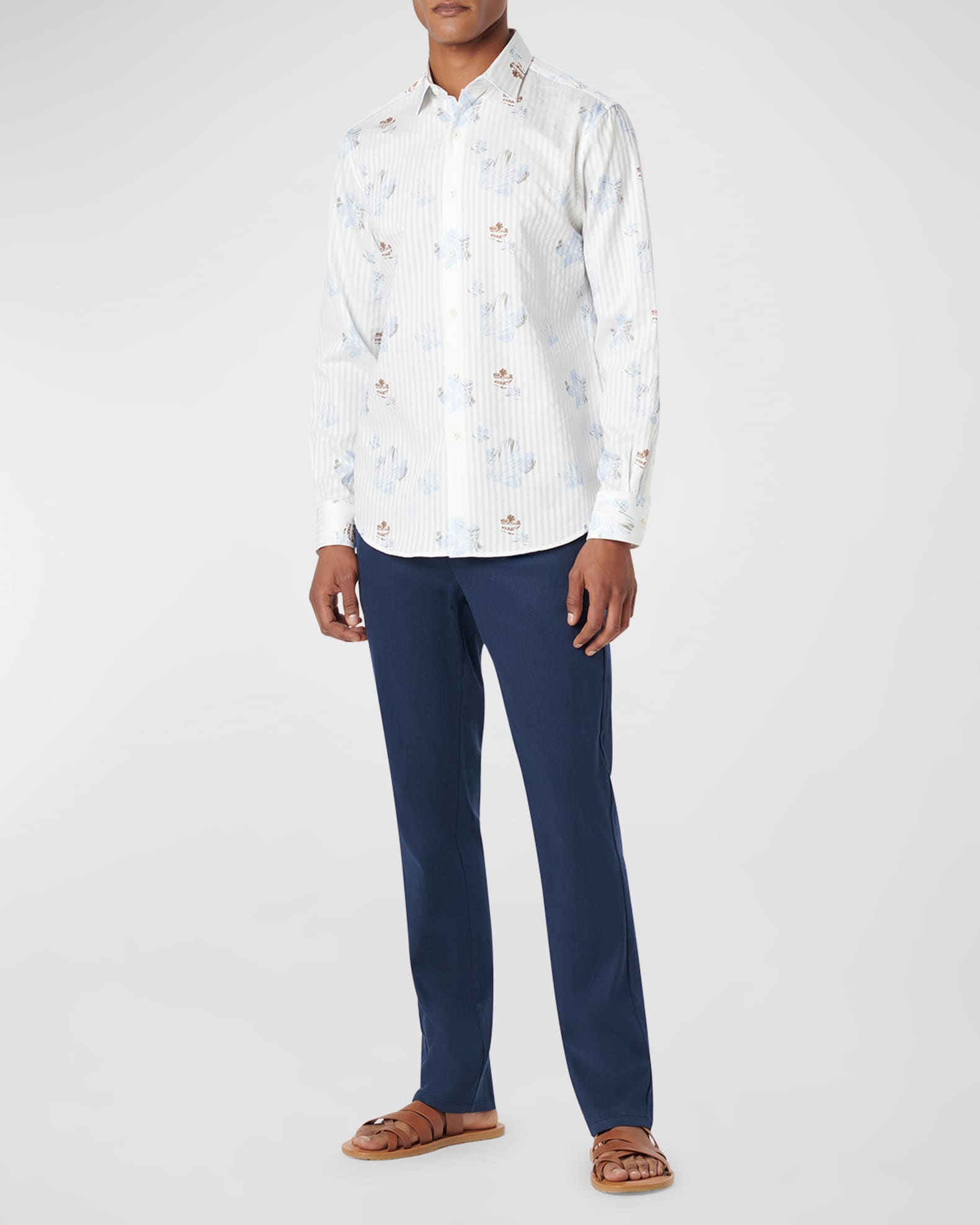 Bugatchi white shirt outlet