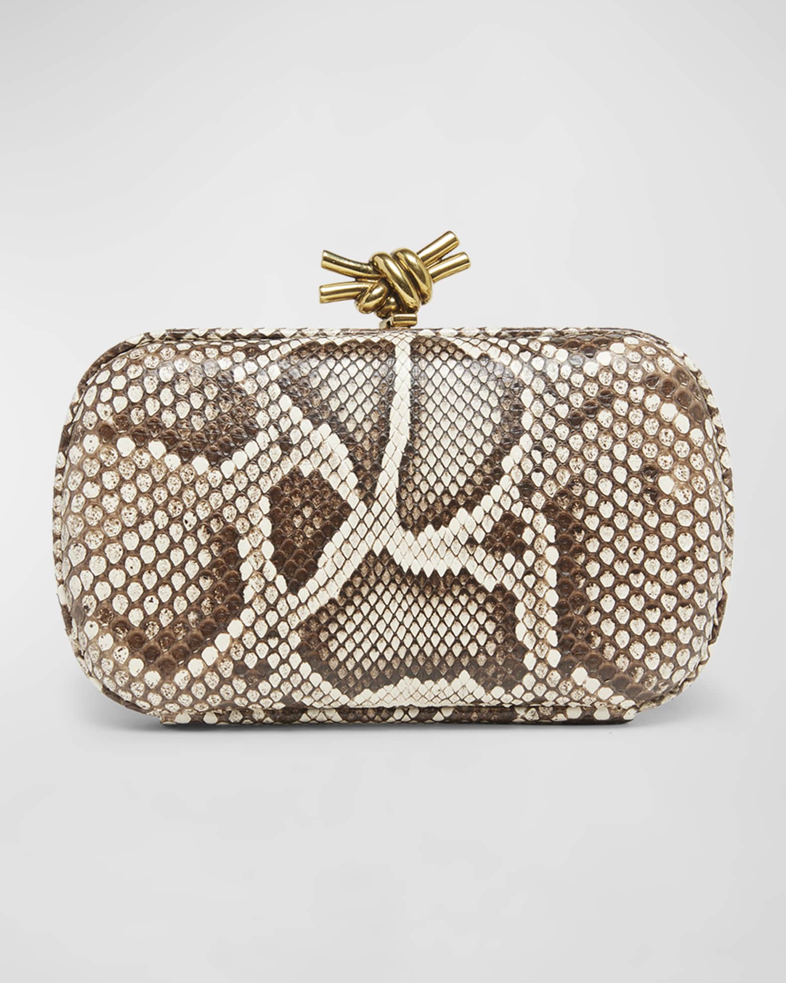 Bottega Veneta Knot Python Minaudiere Neiman Marcus