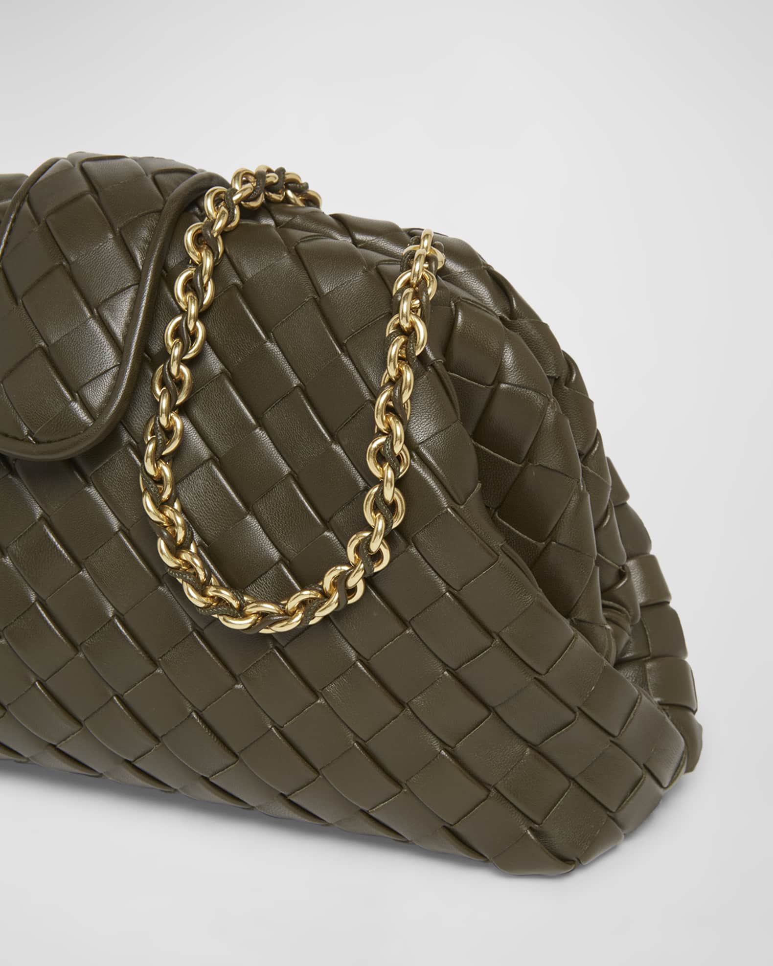 ［大人気！］BOTTEGA VENETA Teen Lauren 1980 785807V40Z19893 Bottega Veneta Teen Lauren 1980 Bag with Chain | Neiman Marcus