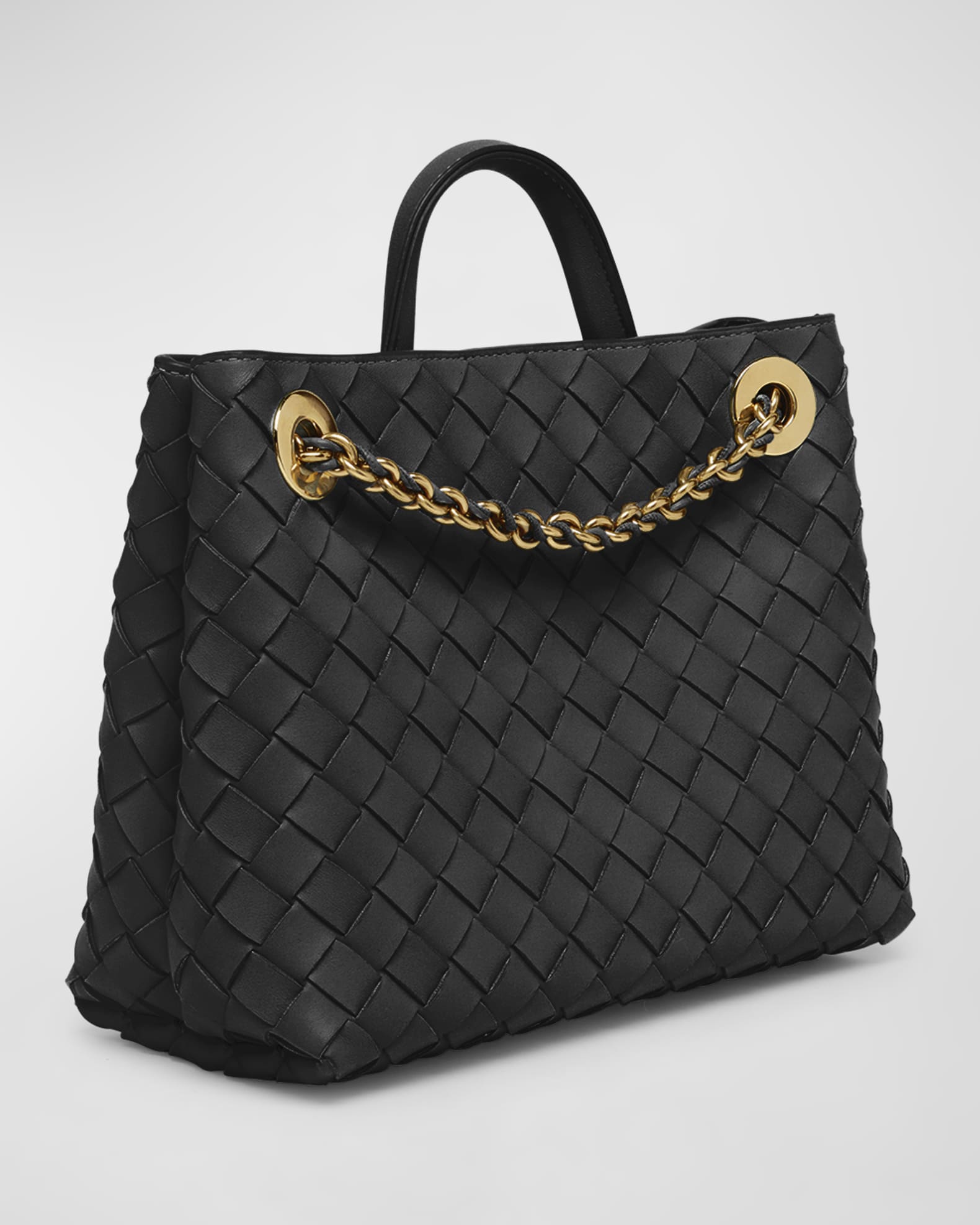 Bottega Veneta Small Andiamo Shoulder Bag with Chain Strap | Neiman Marcus
