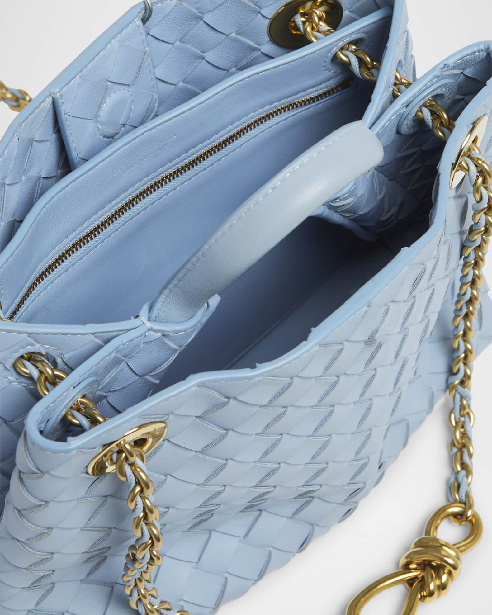 Bottega Veneta Small Andiamo Shoulder Bag with Chain Strap