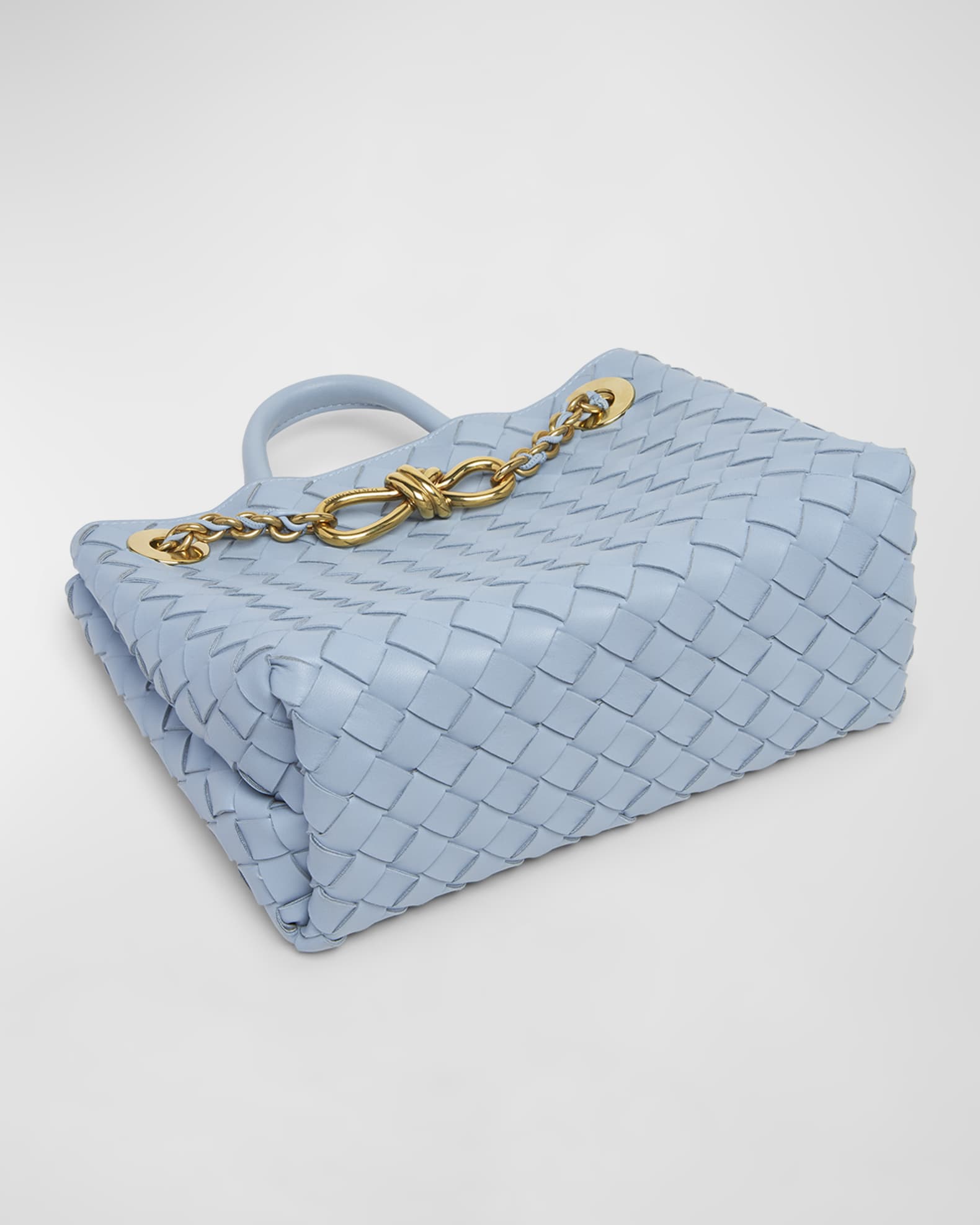 トートバッグ Bottega Veneta SMALL ANDIAMO CHAIN BAG Bottega Veneta Small Andiamo Shoulder Bag with Chain Strap