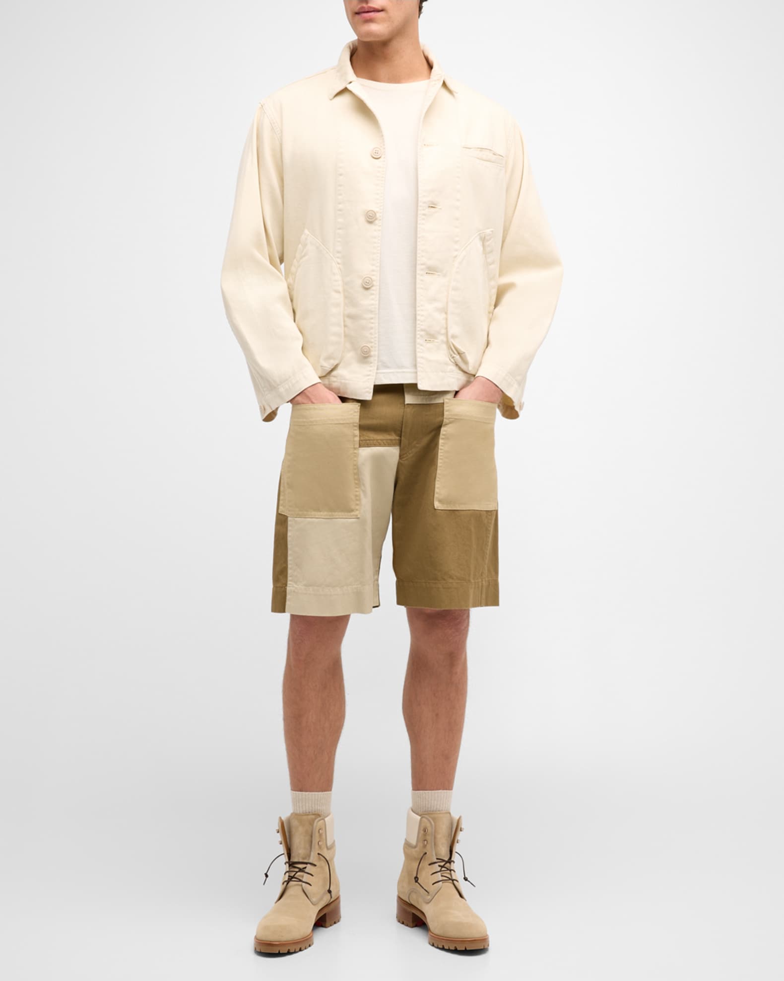 John Elliott Men s Chore Cotton Twill Jacket