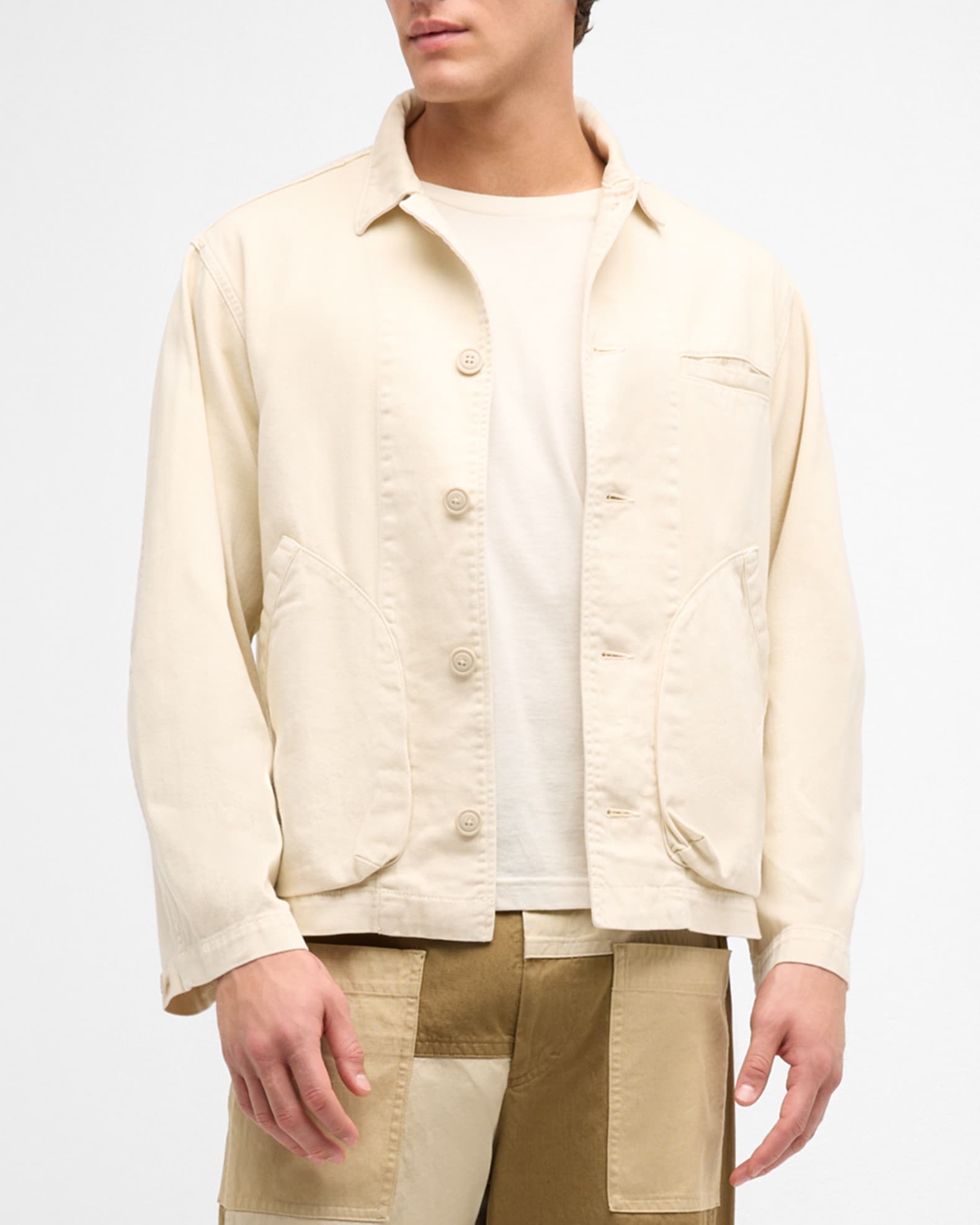 John Elliott Men's Cotton Chore Jacket Neiman Marcus
