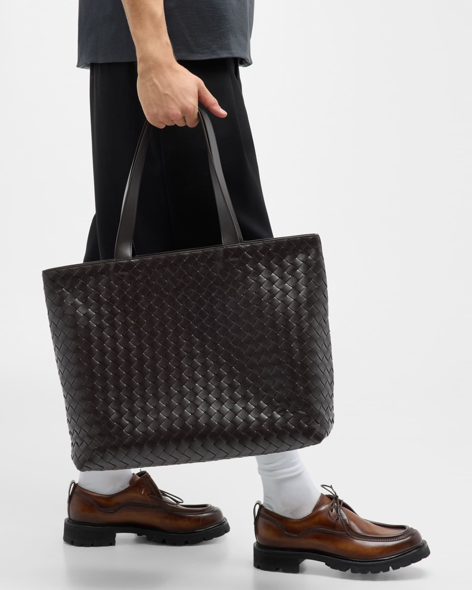 【BOTTEGA VENETA】INTRECCIATO TOTE BAG Bottega Veneta® Women's Intrecciato Tote Bag in Almond. Shop