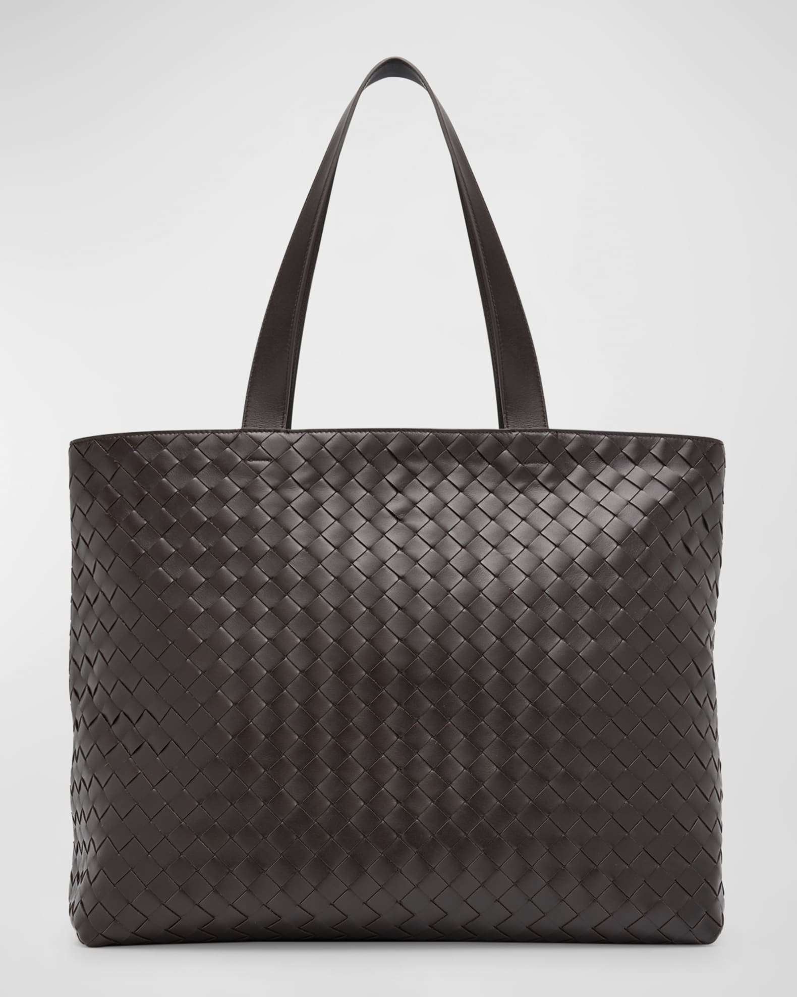 Men s Large Intrecciato Leather Tote Bag