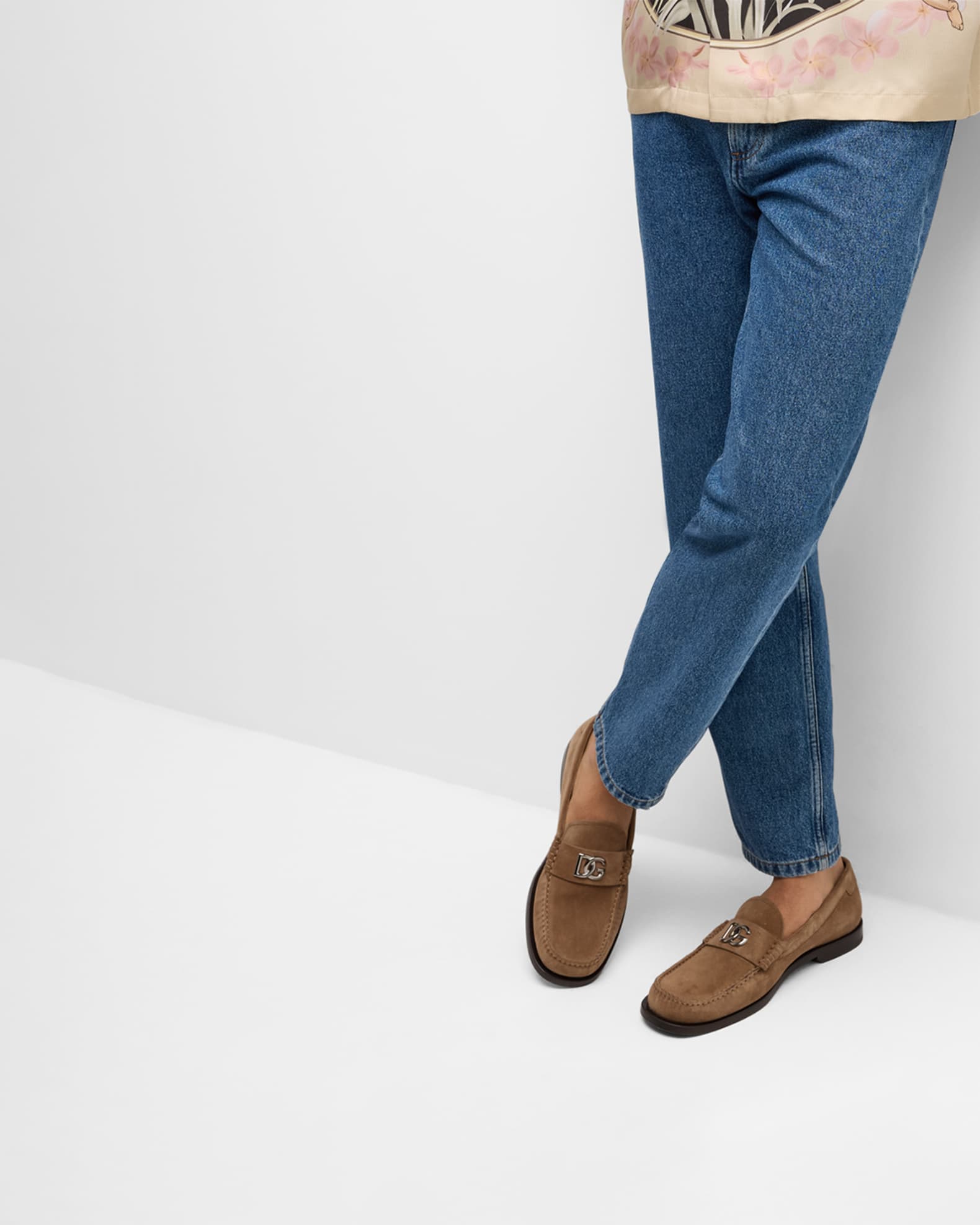Men's City Suede Penny Loafers 1
