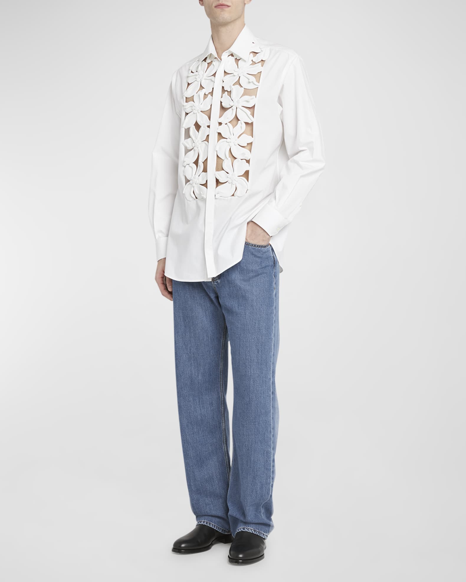 Valentino white shirt store