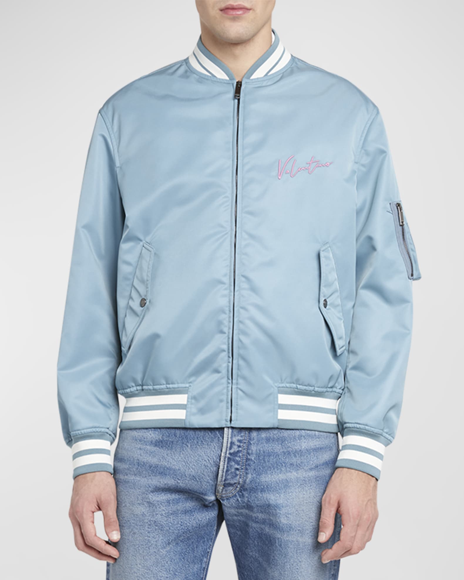 Valentino embroidered jacket deals