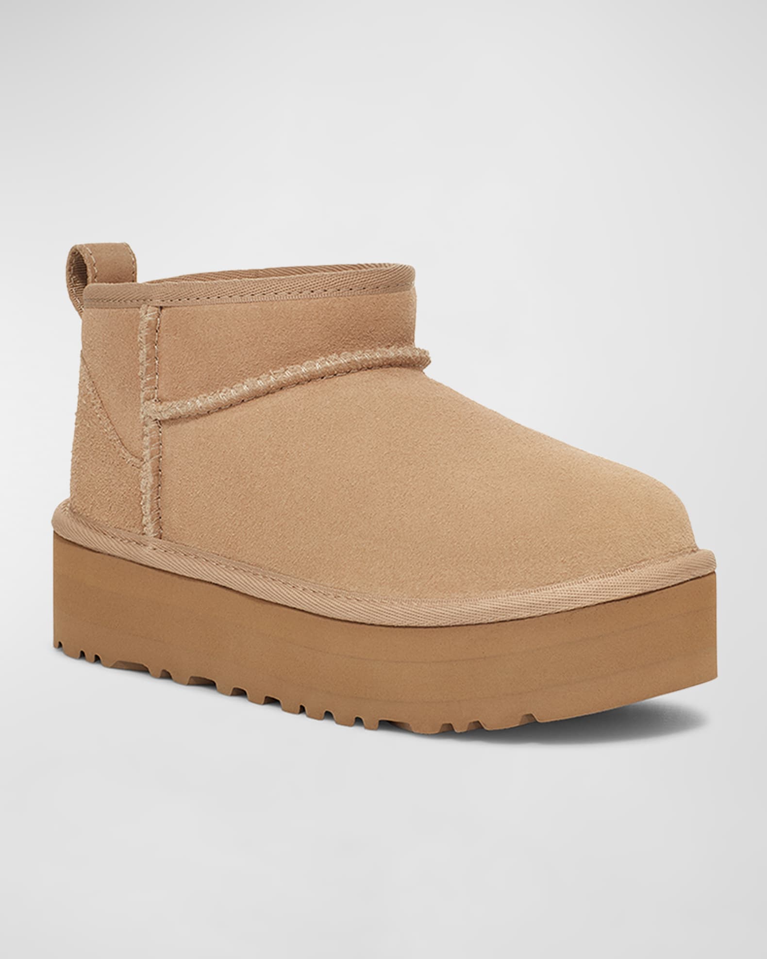 UGG Girl's Classic Ultra Mini Platform Boots, Kids | Neiman UGG Girl's Classic Ultra Mini Platform Boots, Kids | Neiman