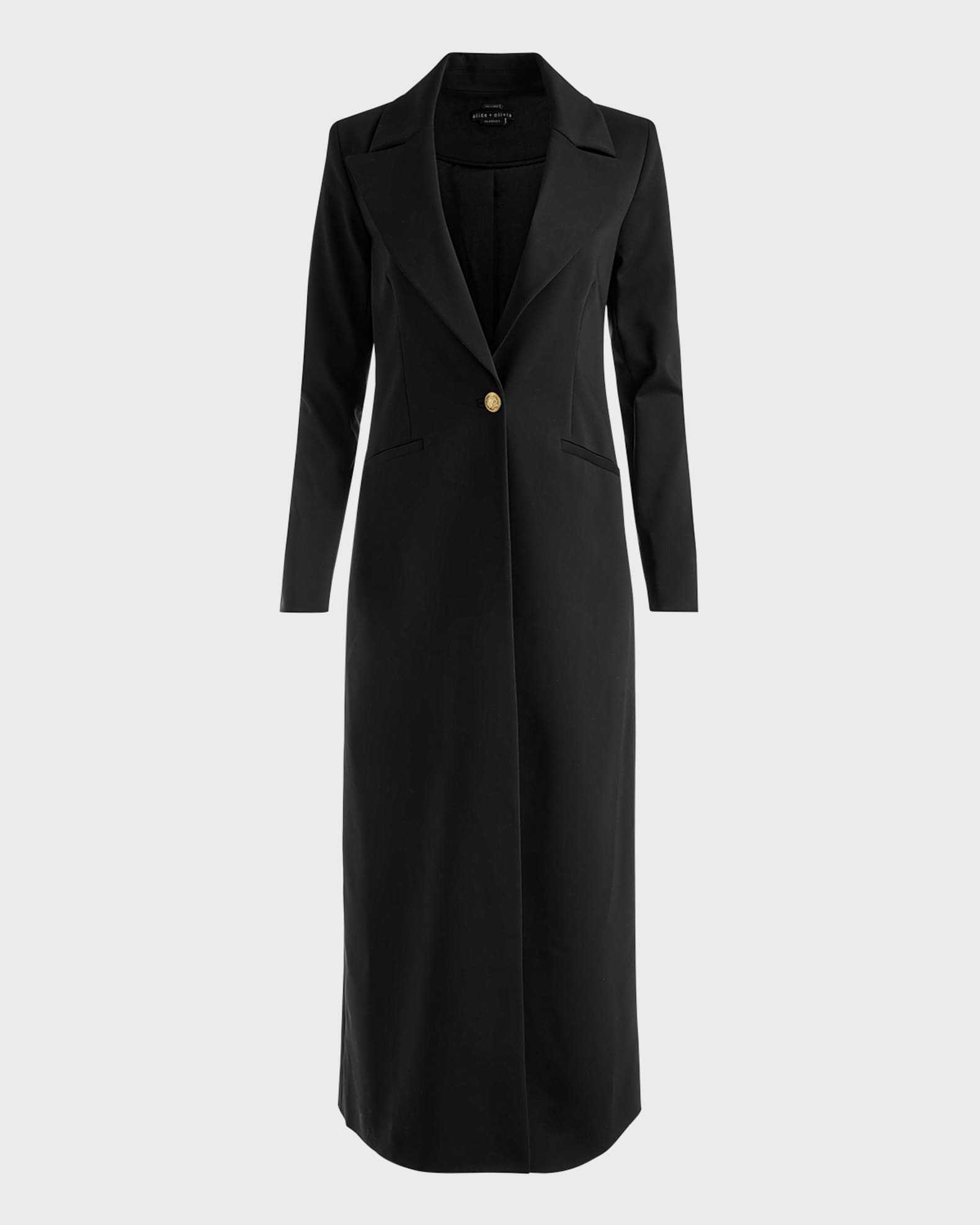 Alice Olivia Theo Notch Collar Midi Coat Neiman Marcus