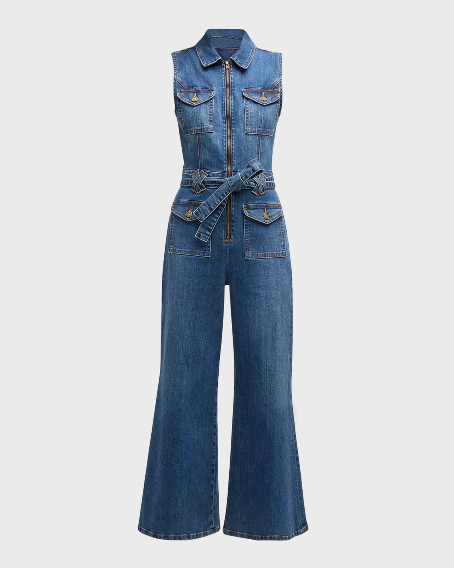 Bell Denim Jumpsuit 0