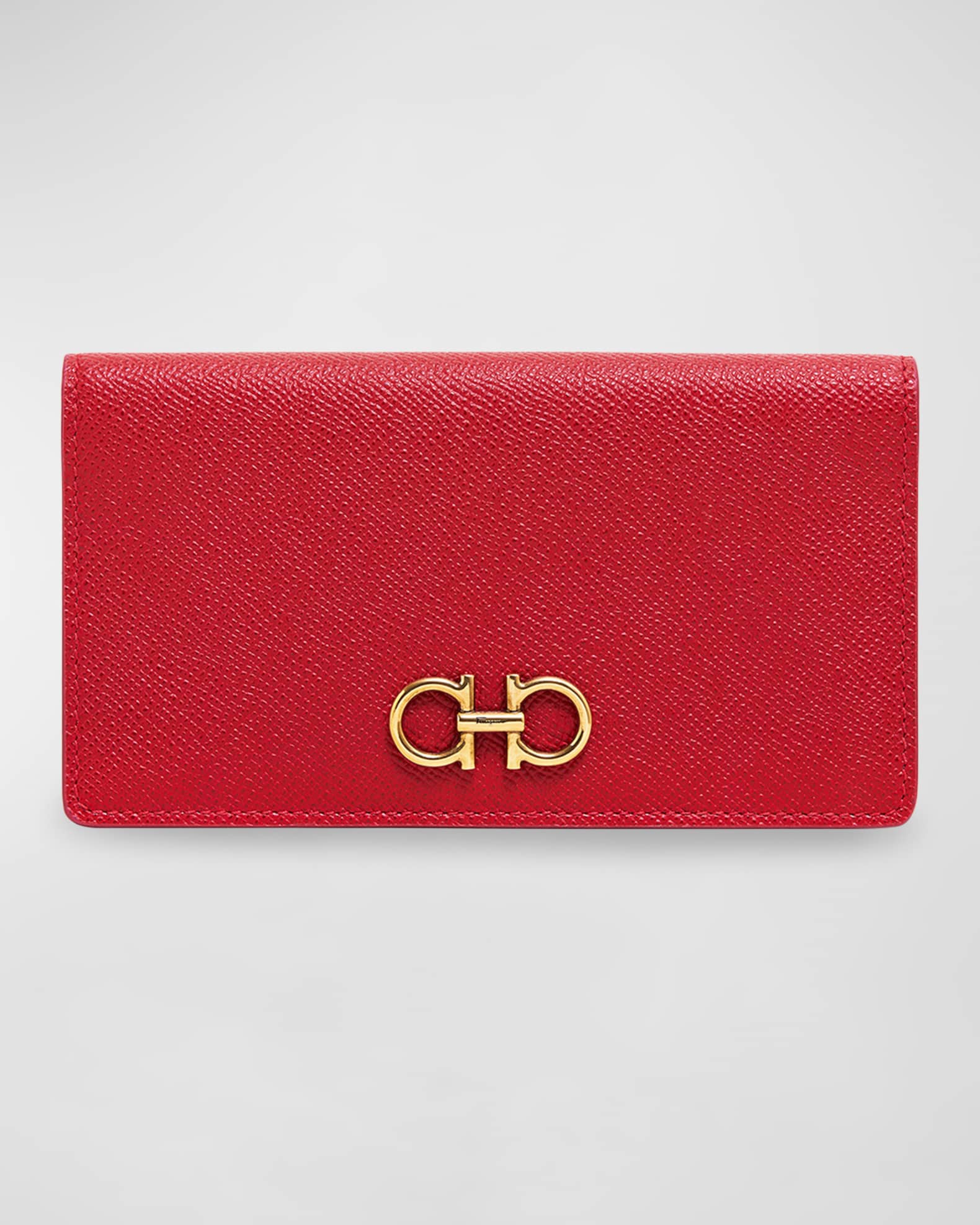 Ferragamo Gemini Bifold Leather Wallet Neiman Marcus