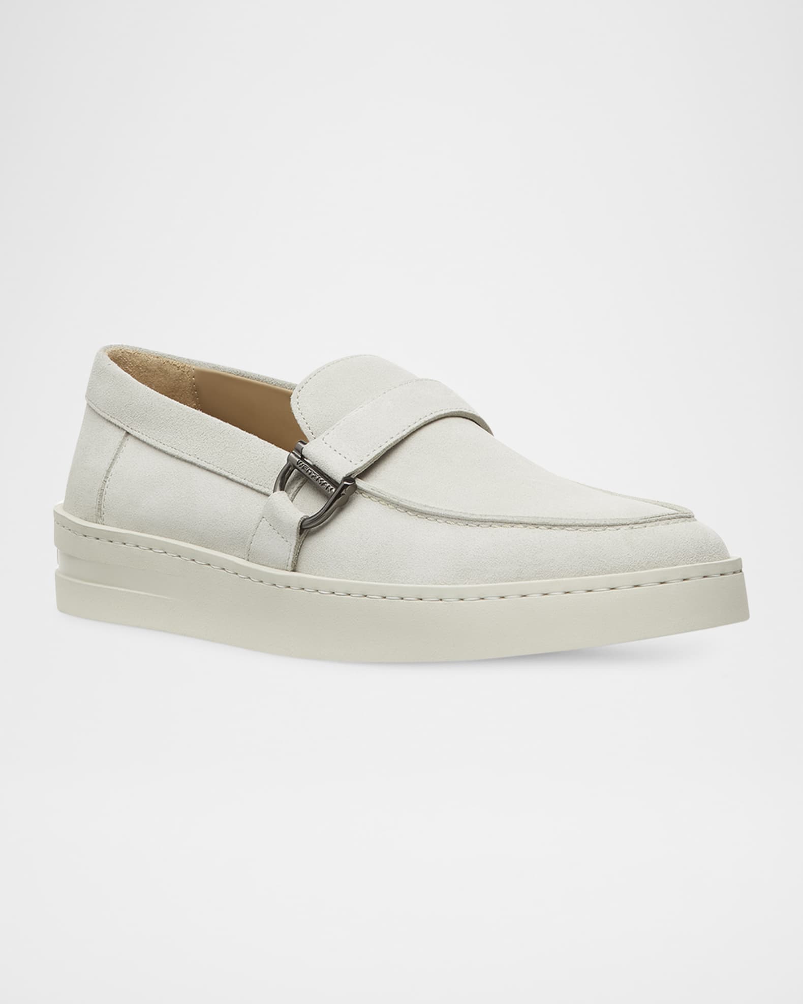 Men's Hamptons Suede Buckle Loafers 1