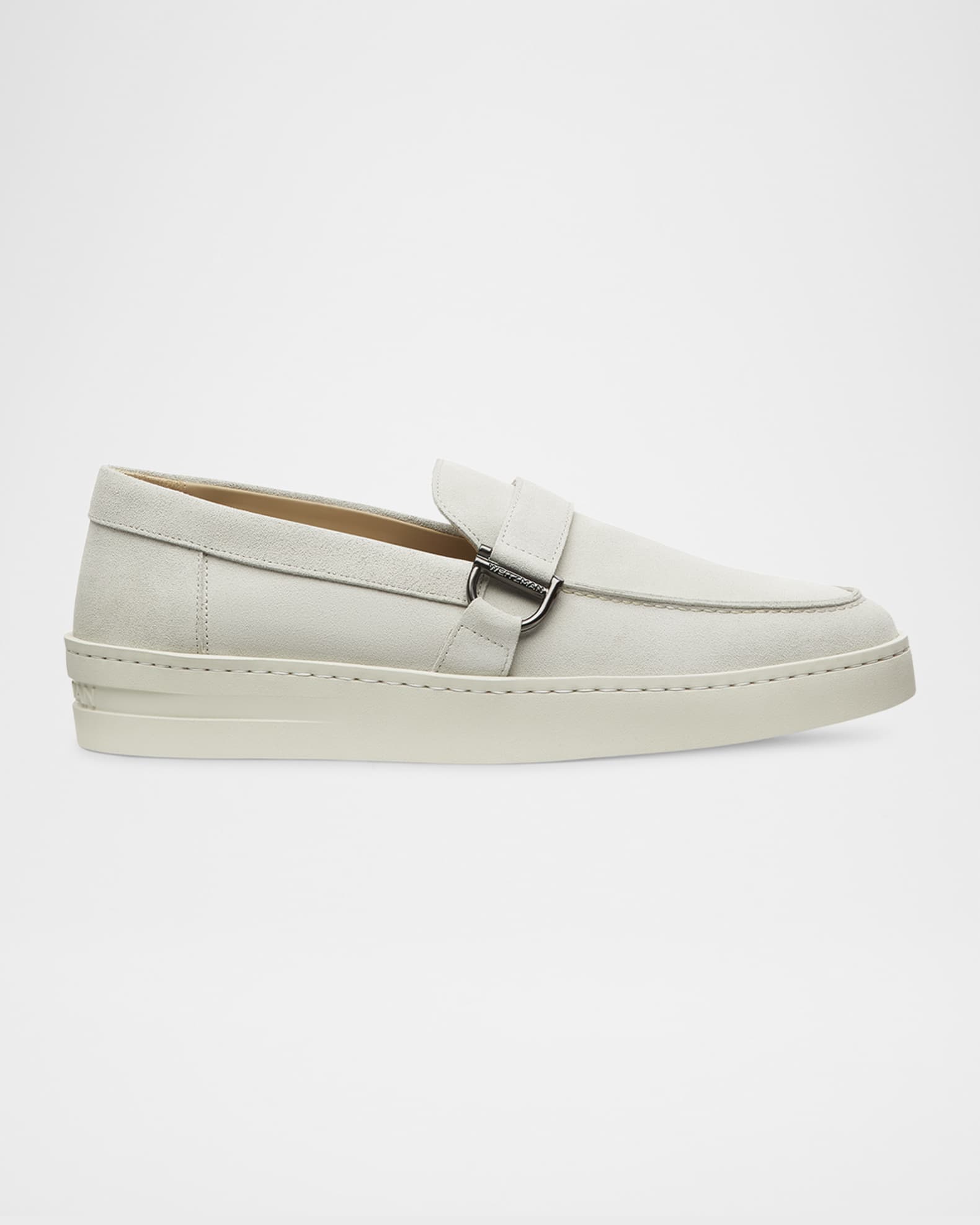 Men's Hamptons Suede Buckle Loafers 0