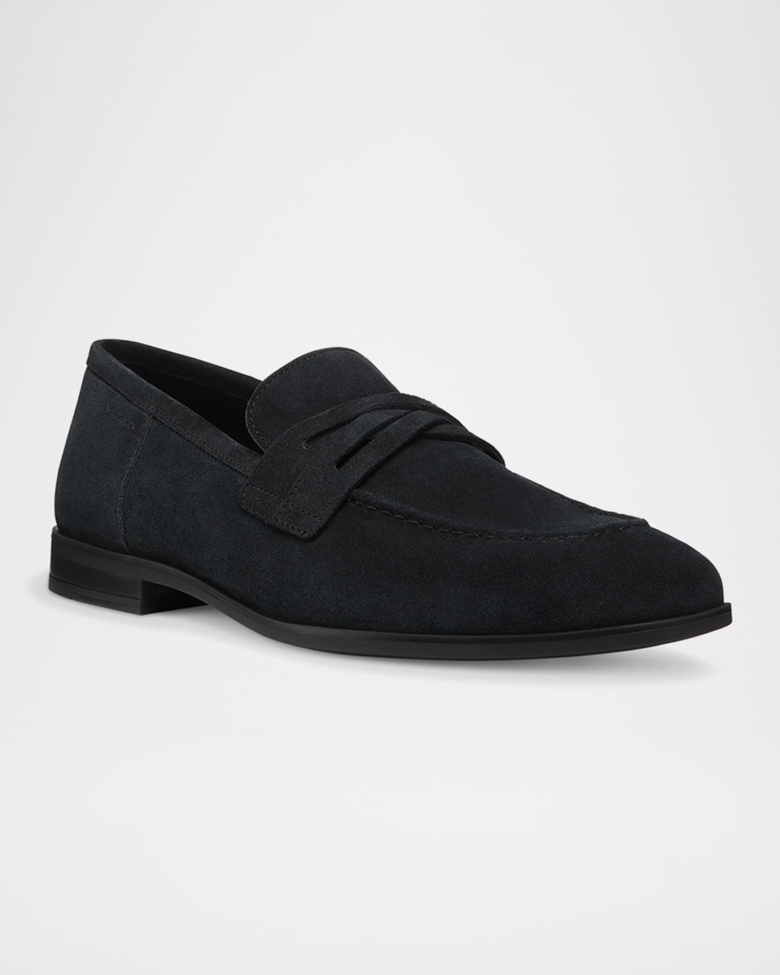 Men's Simon Suede Crisscross Penny Loafers 1