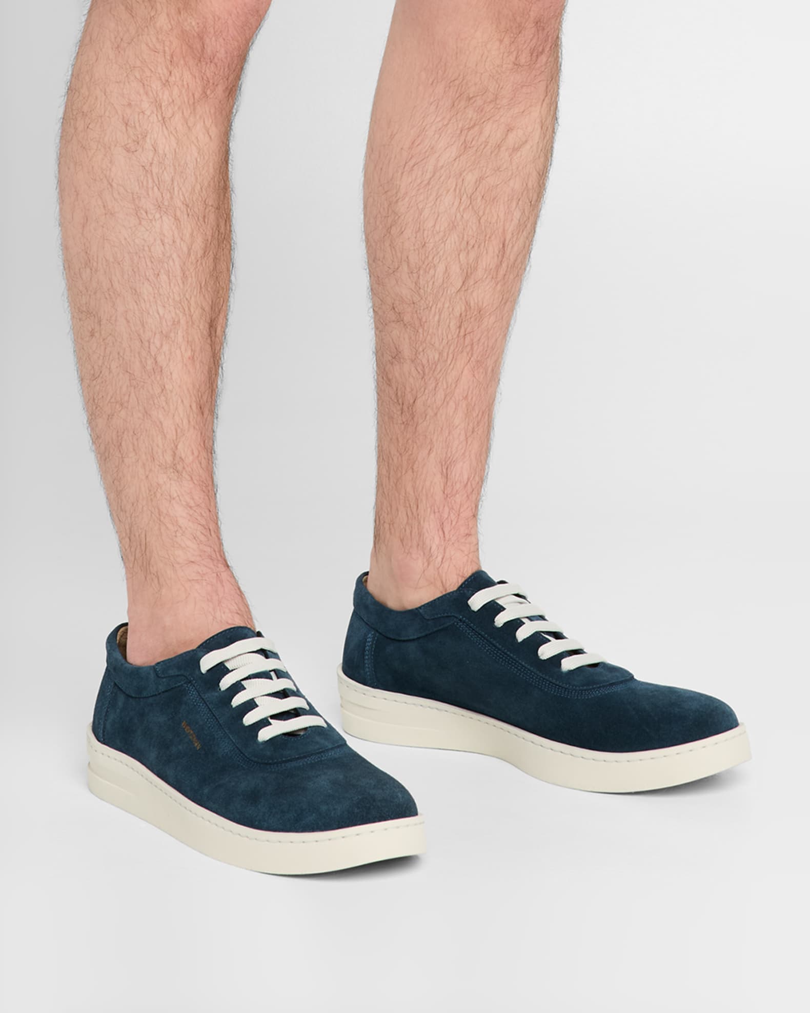 Men's Hamptons Suede Low-Top Sneakers 1