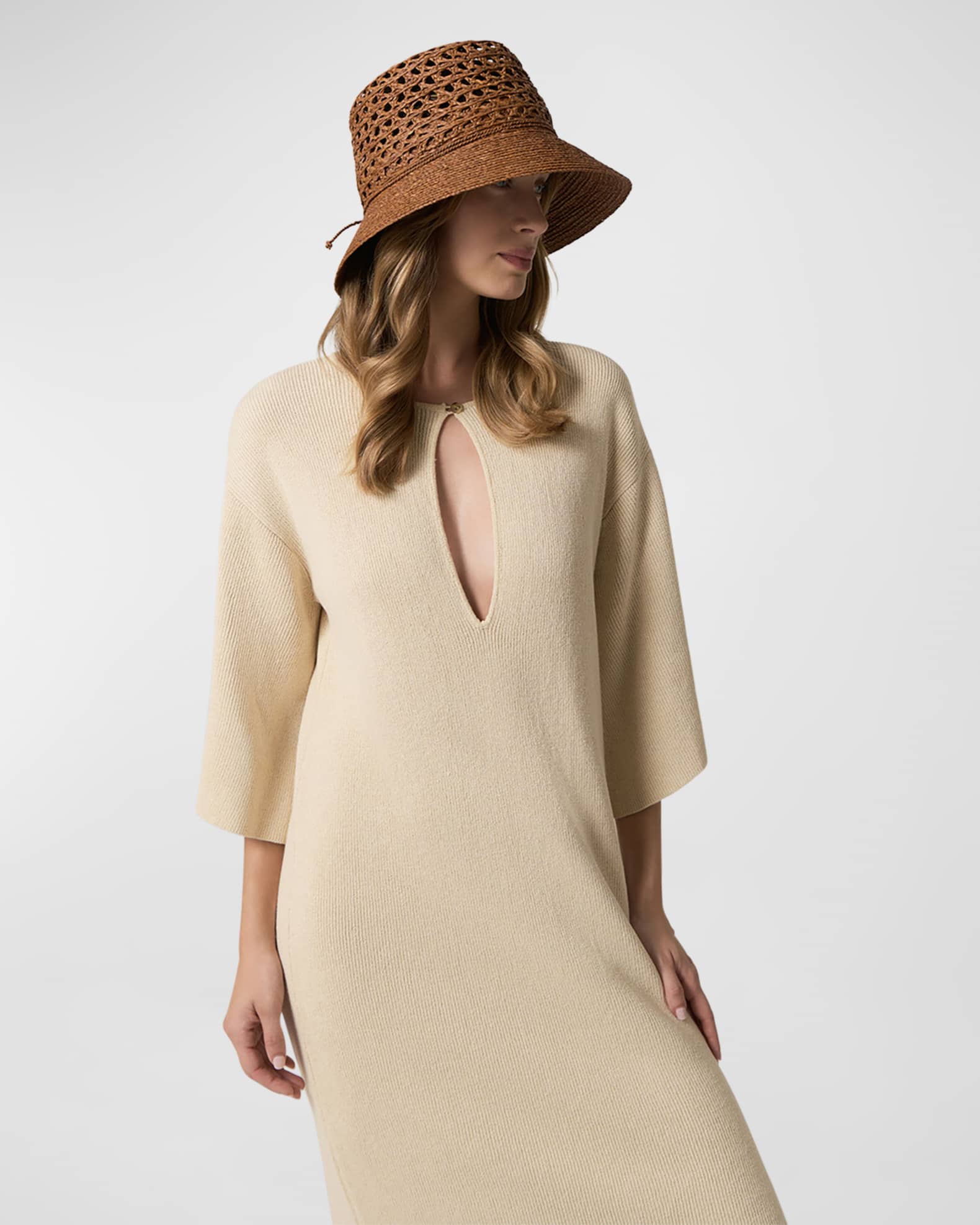 アクセサリーその他 Helen Kaminski Mackenzie Bucket Hat HAT51640-CREAM Helen Kaminski Mackenzie Bucket Hat HAT51640-CREAM (HELEN