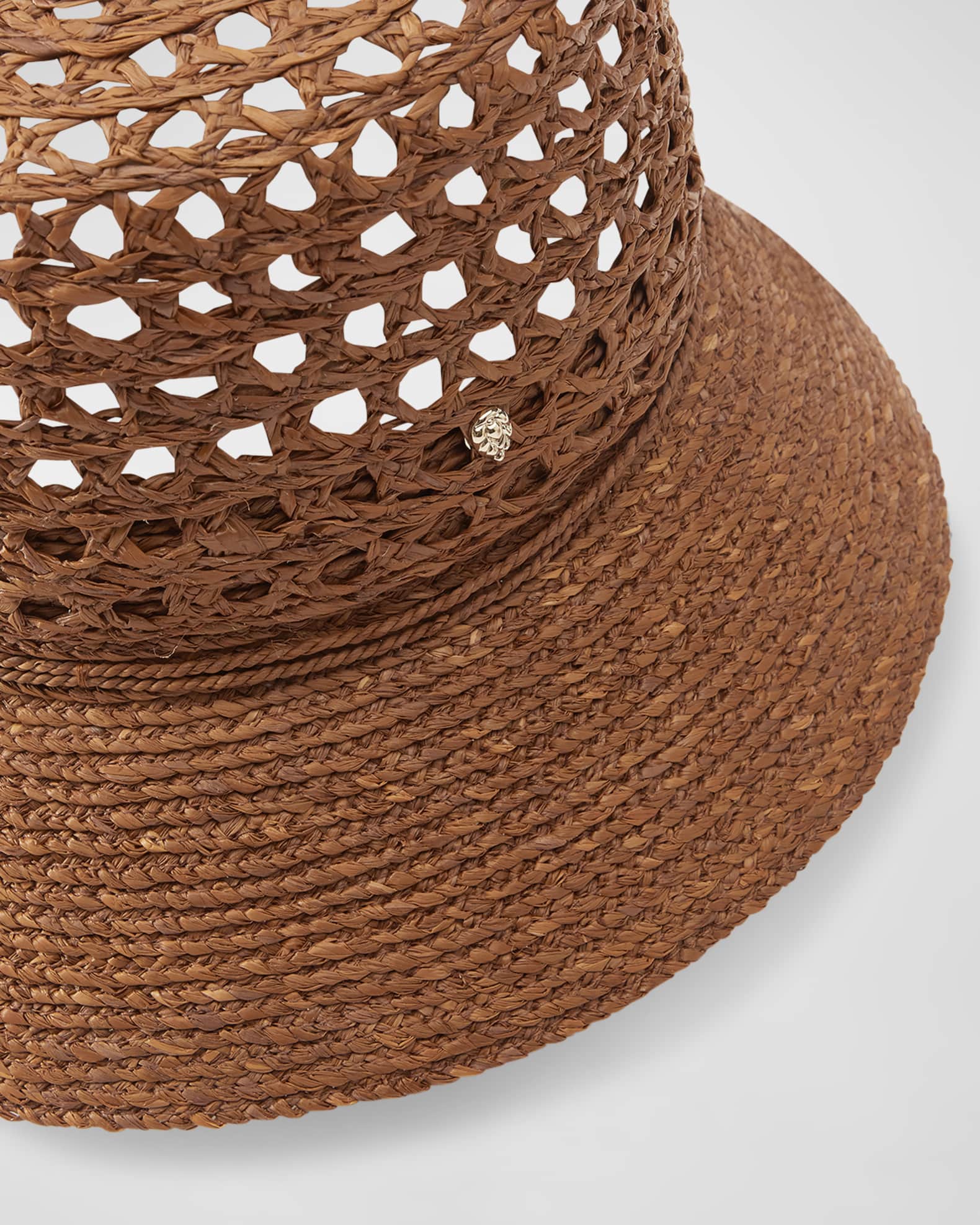 Helen Kaminski Retro Lace Braid Bucket Hat | Neiman Marcus