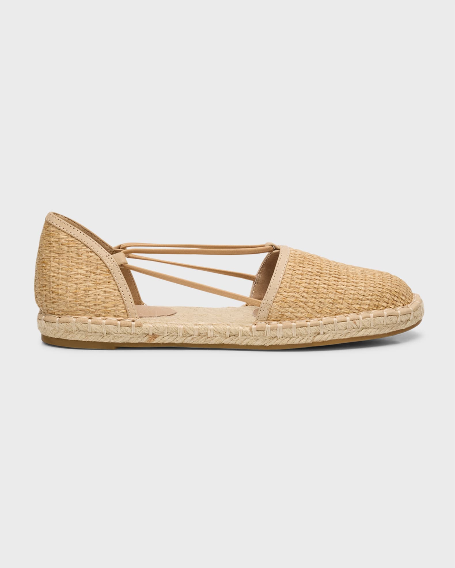 Eileen Fisher Lee Raffia Ballerina Espadrille Flats