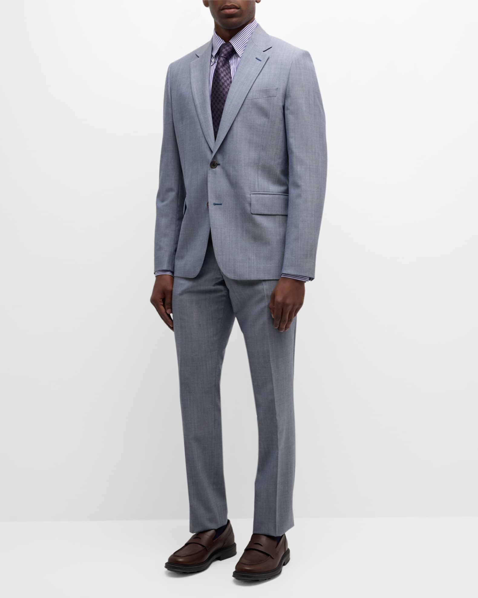 Paul Smith Men's Gradient Check Two-Piece Suit