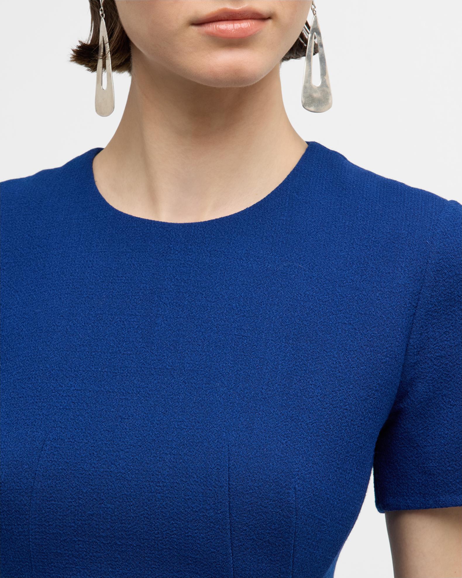 Akris Wool Princess Seam Sheath Dress | Neiman Marcus