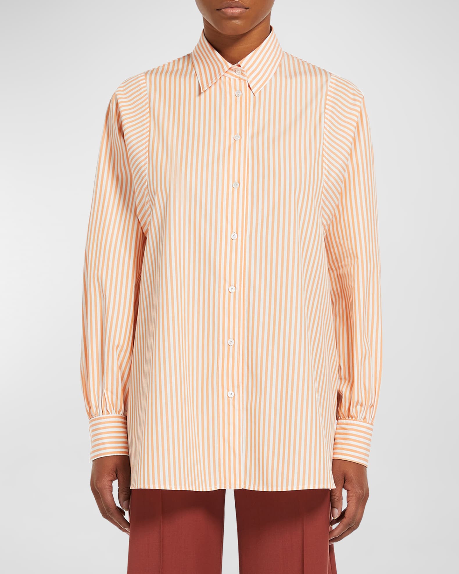 MAX MARA - Striped Cotton Shirt
