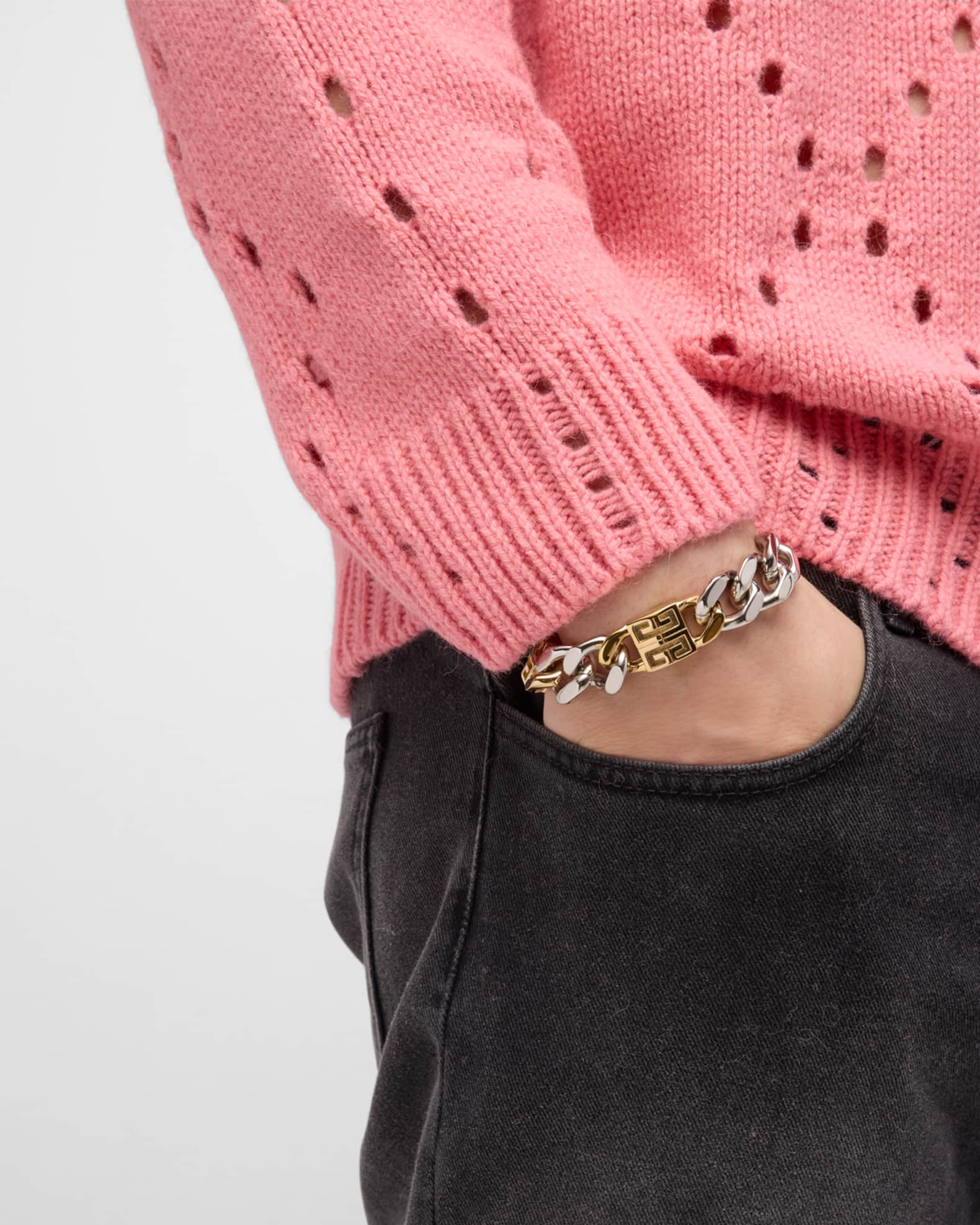 Men's Two-Tone 4G Large Chain Bracelet 1